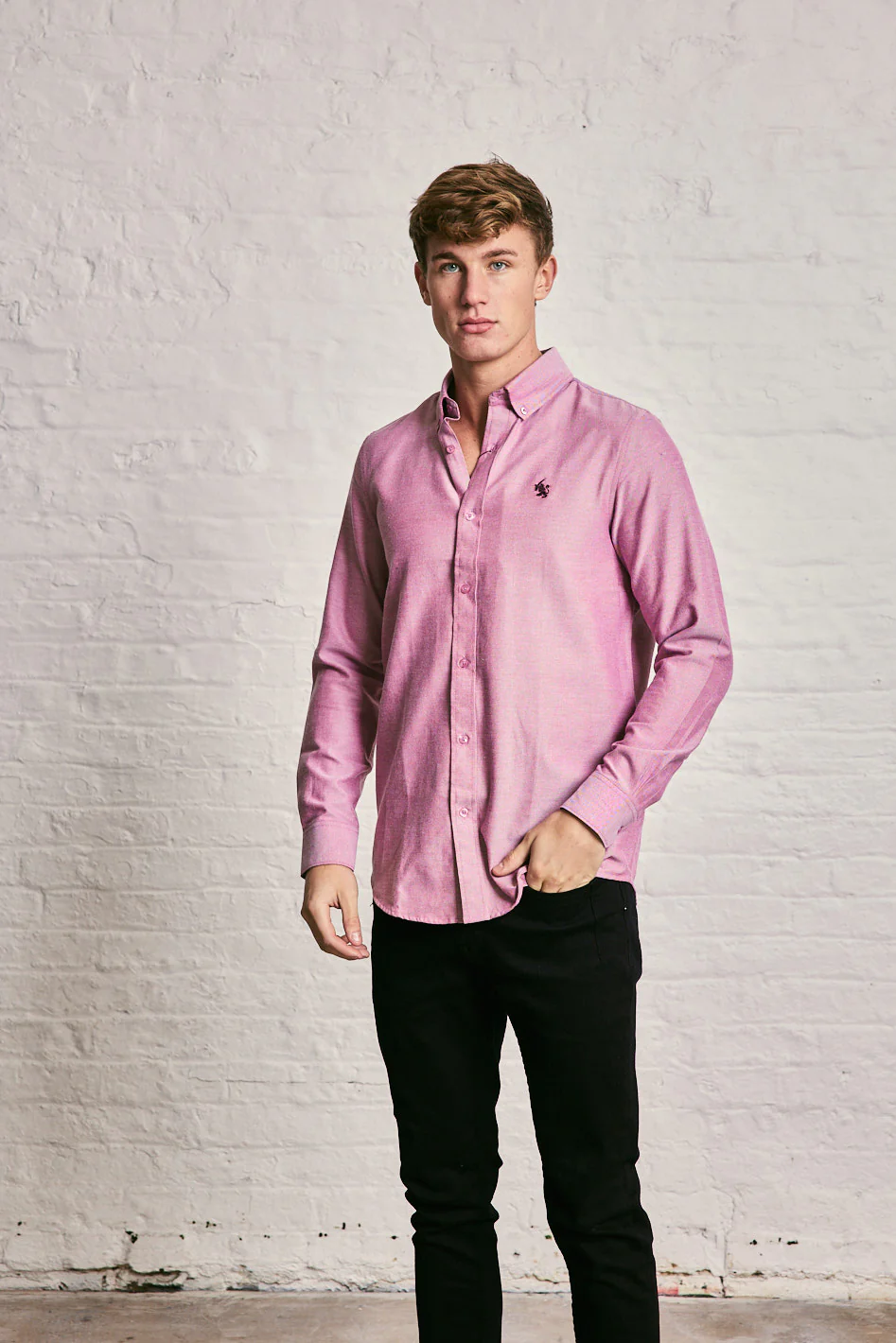 Long Sleeve Oxford Shirt - Image 9