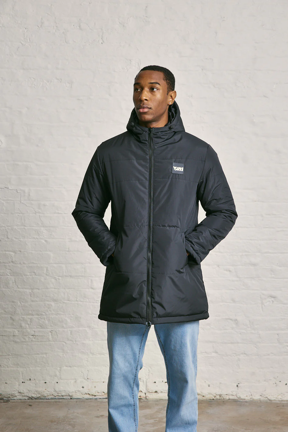 Longline Hooded Puffer Coat - Image 10