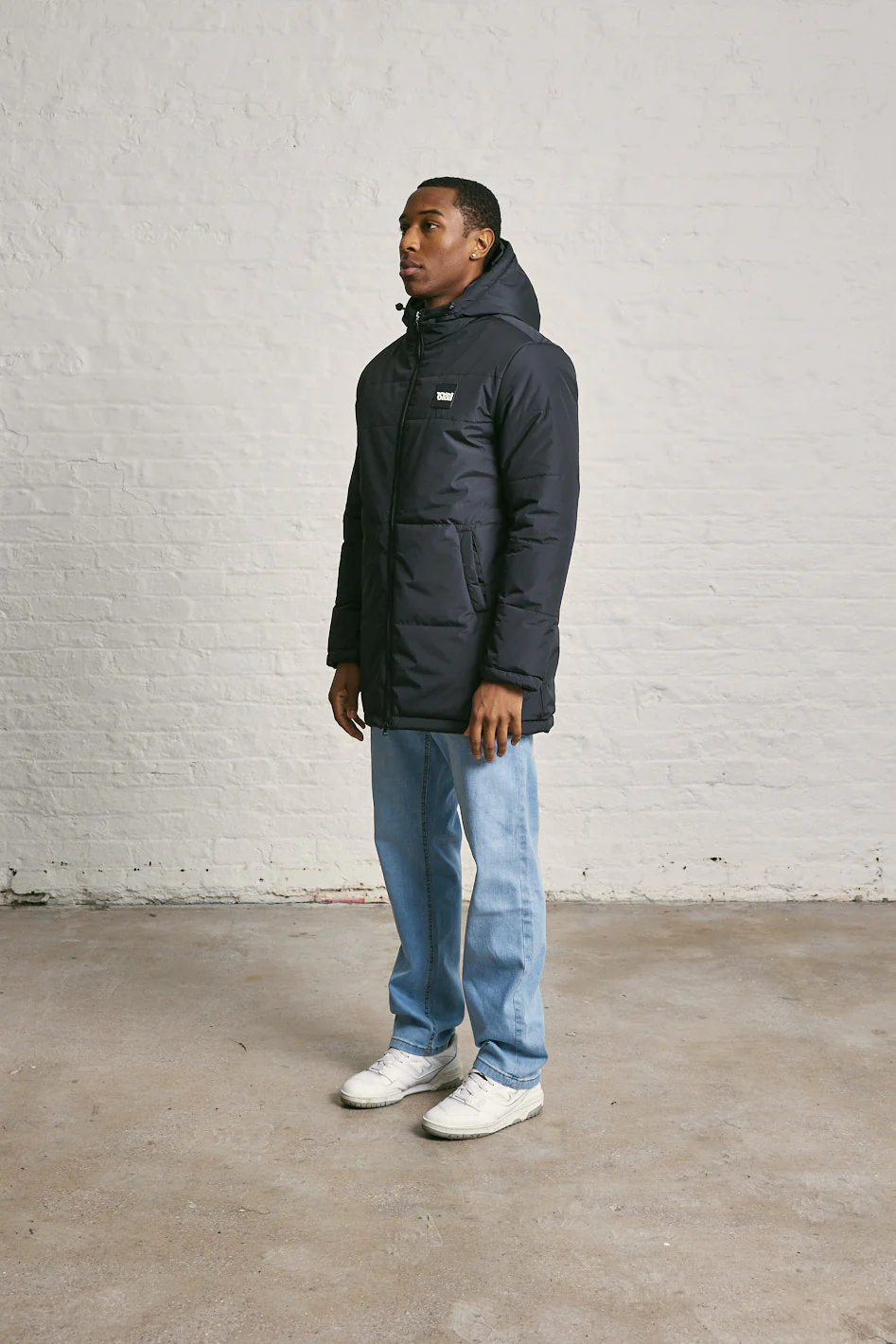Longline Hooded Puffer Coat - Image 16