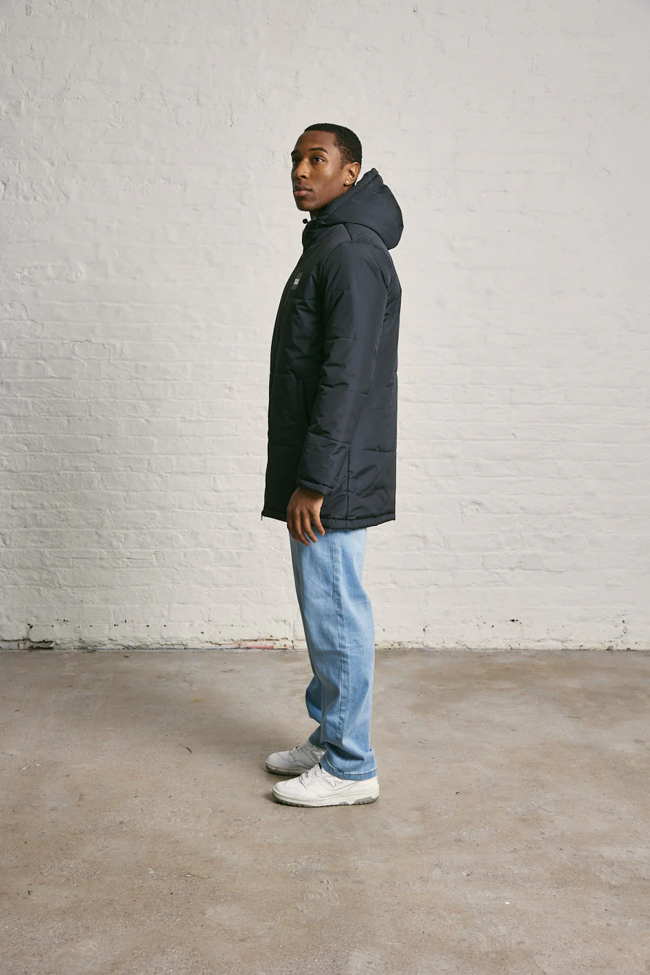 Longline Hooded Puffer Coat - Image 18
