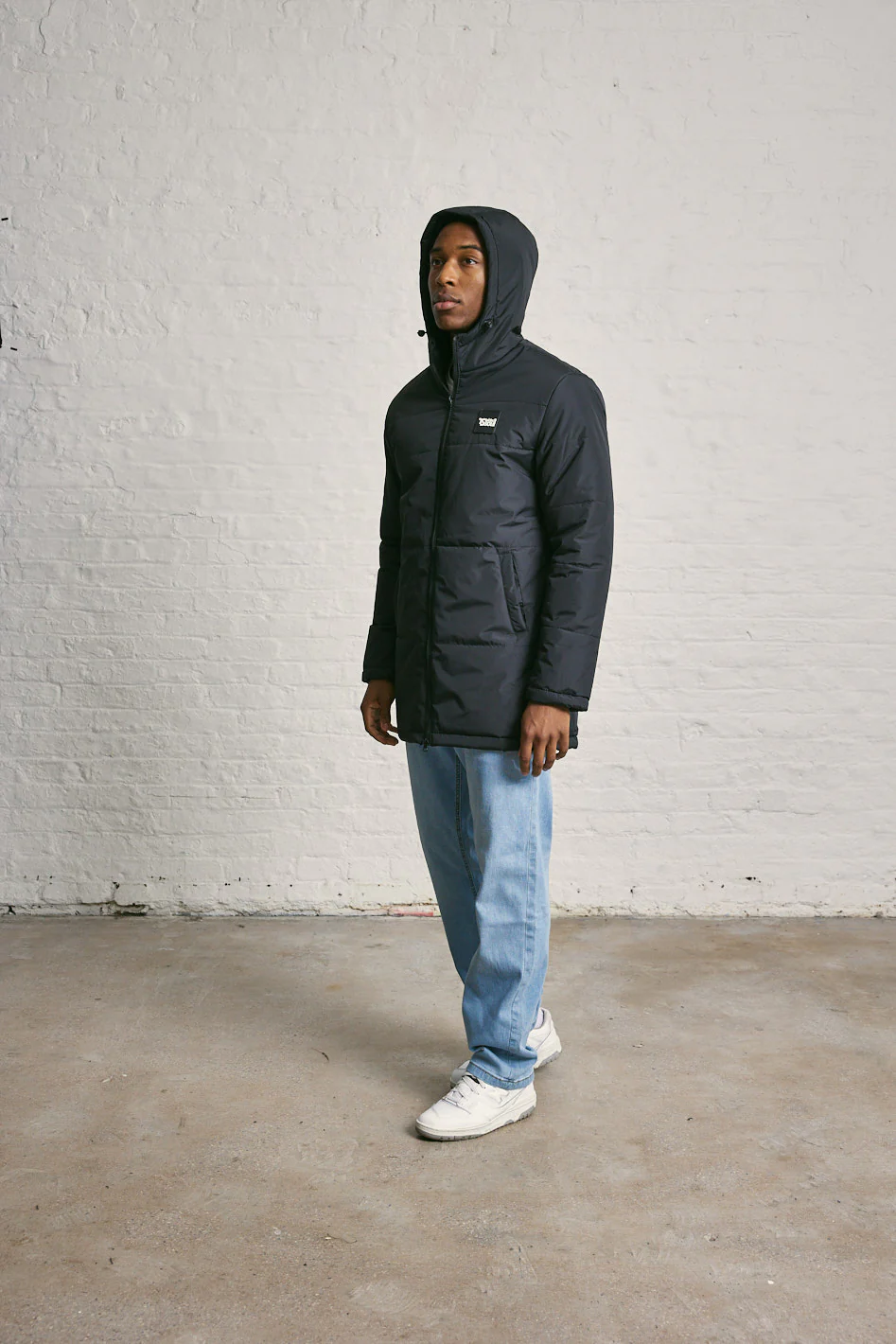 Longline Hooded Puffer Coat - Image 21