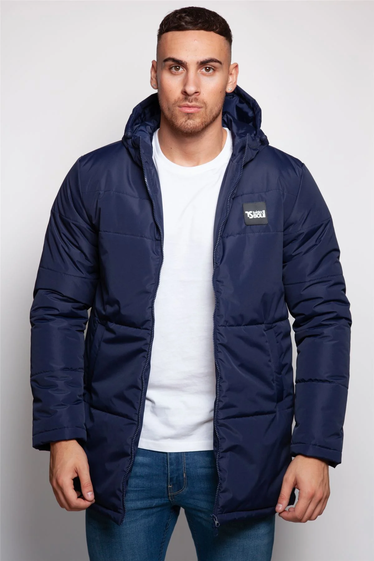 Longline Hooded Puffer Coat - Image 23