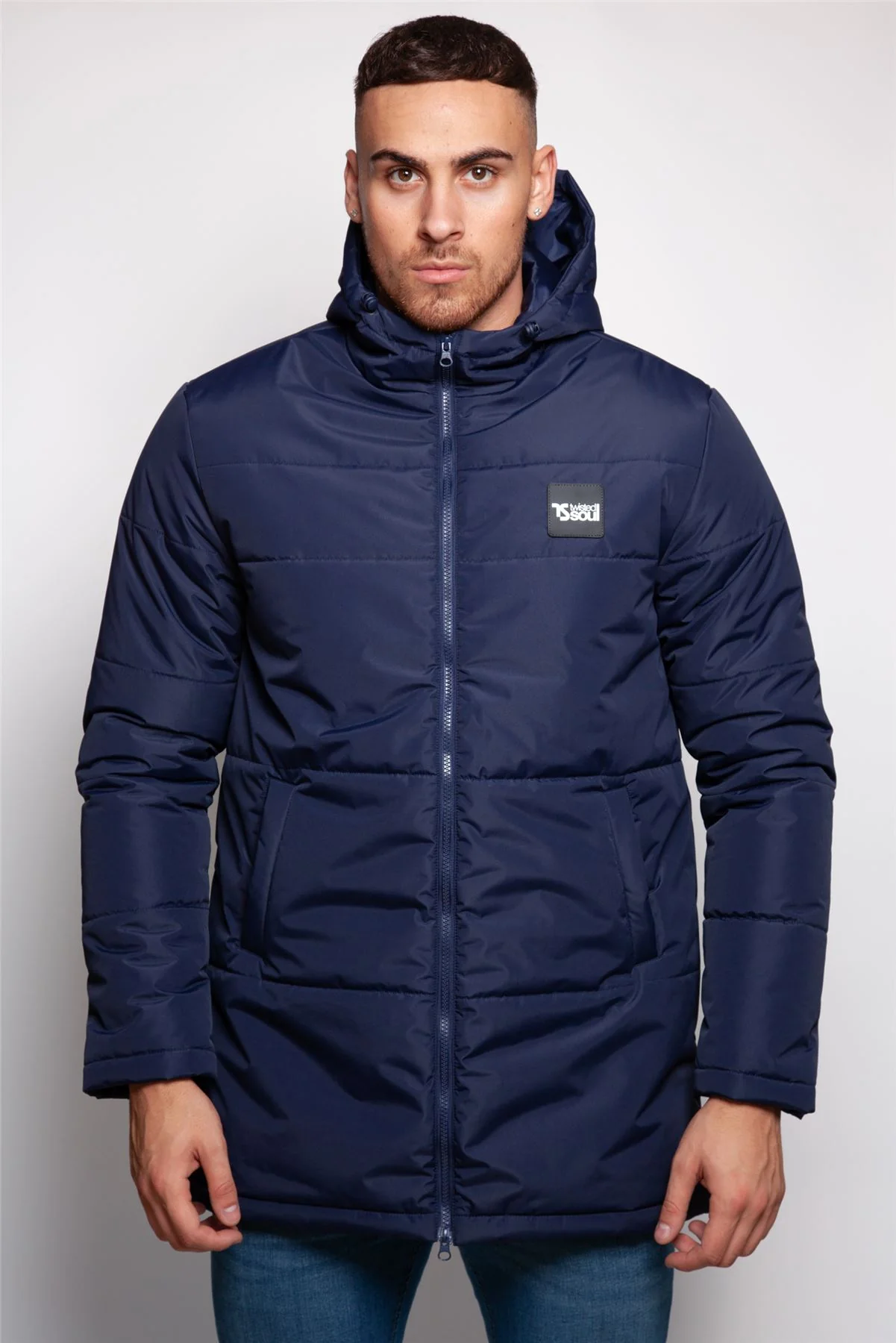 Longline Hooded Puffer Coat - Image 24