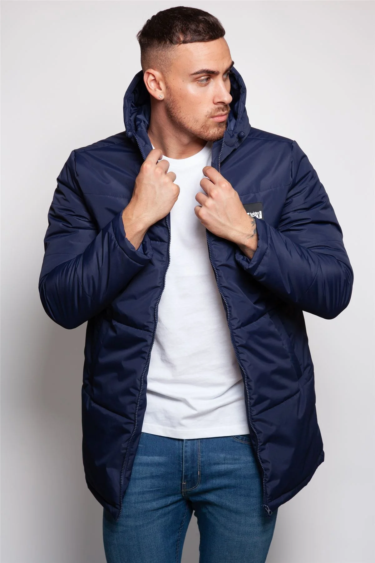 Longline Hooded Puffer Coat - Image 25