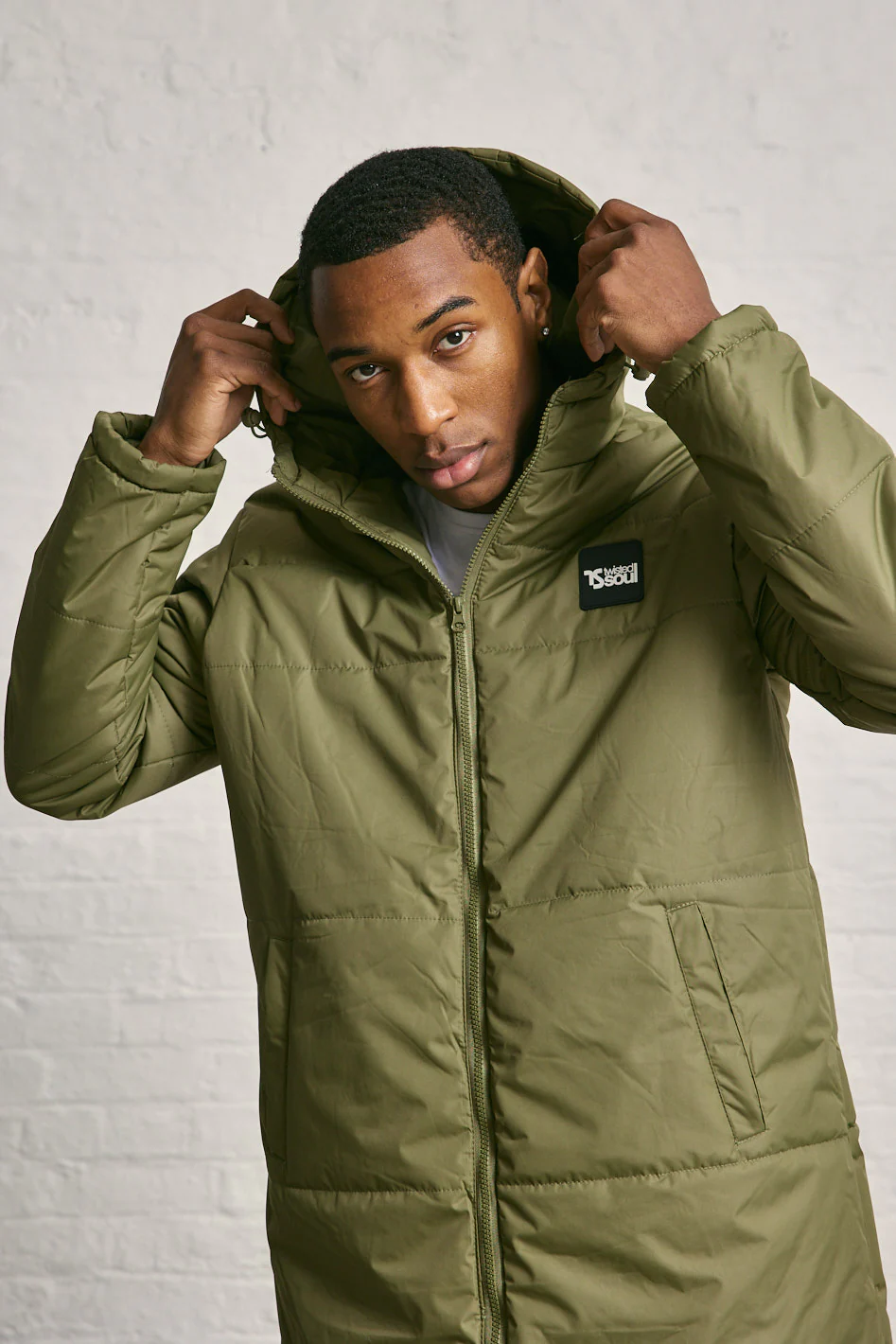 Longline Hooded Puffer Coat - Image 6
