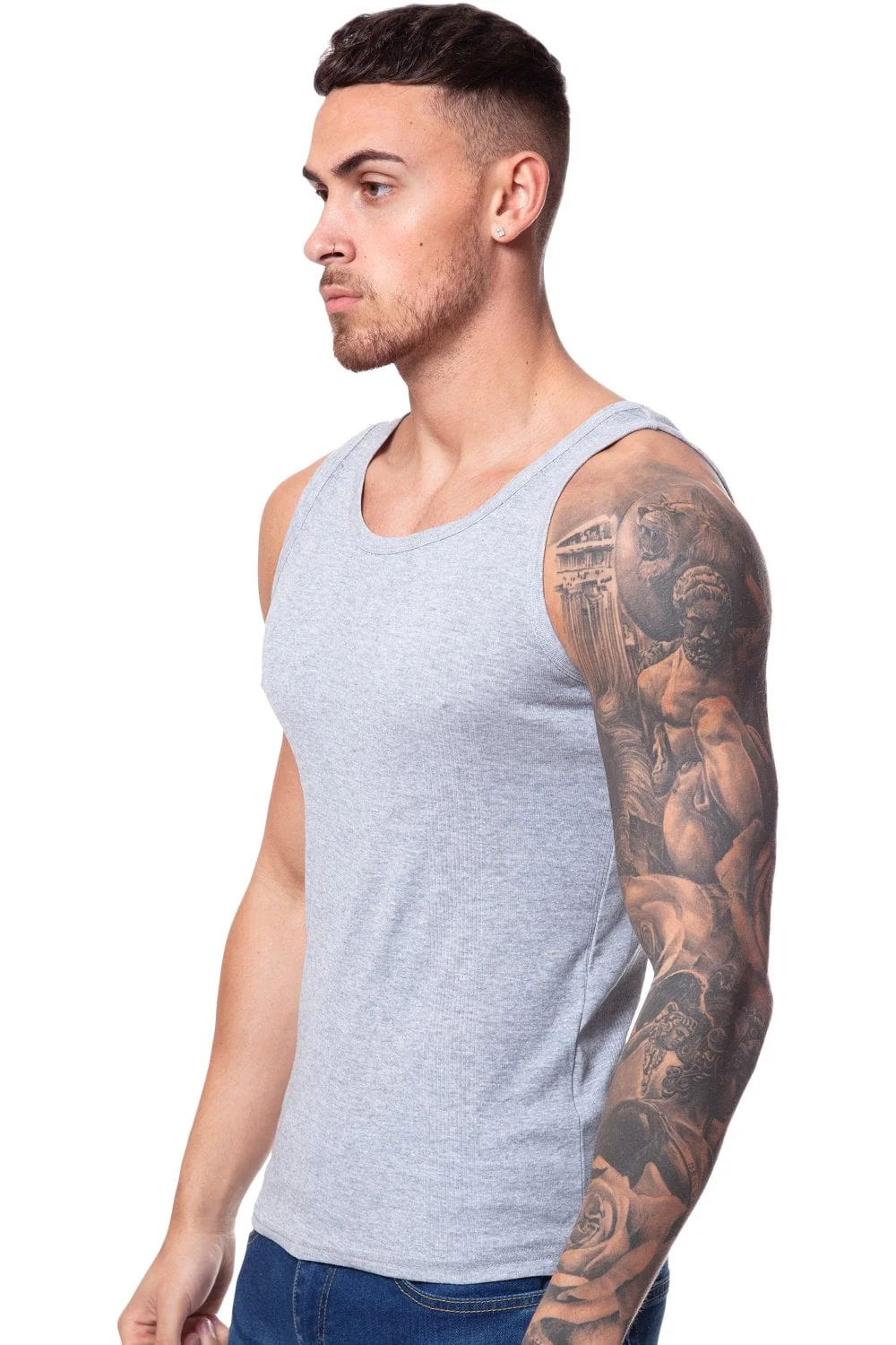 Mace Ribbed Vest Top - Image 12