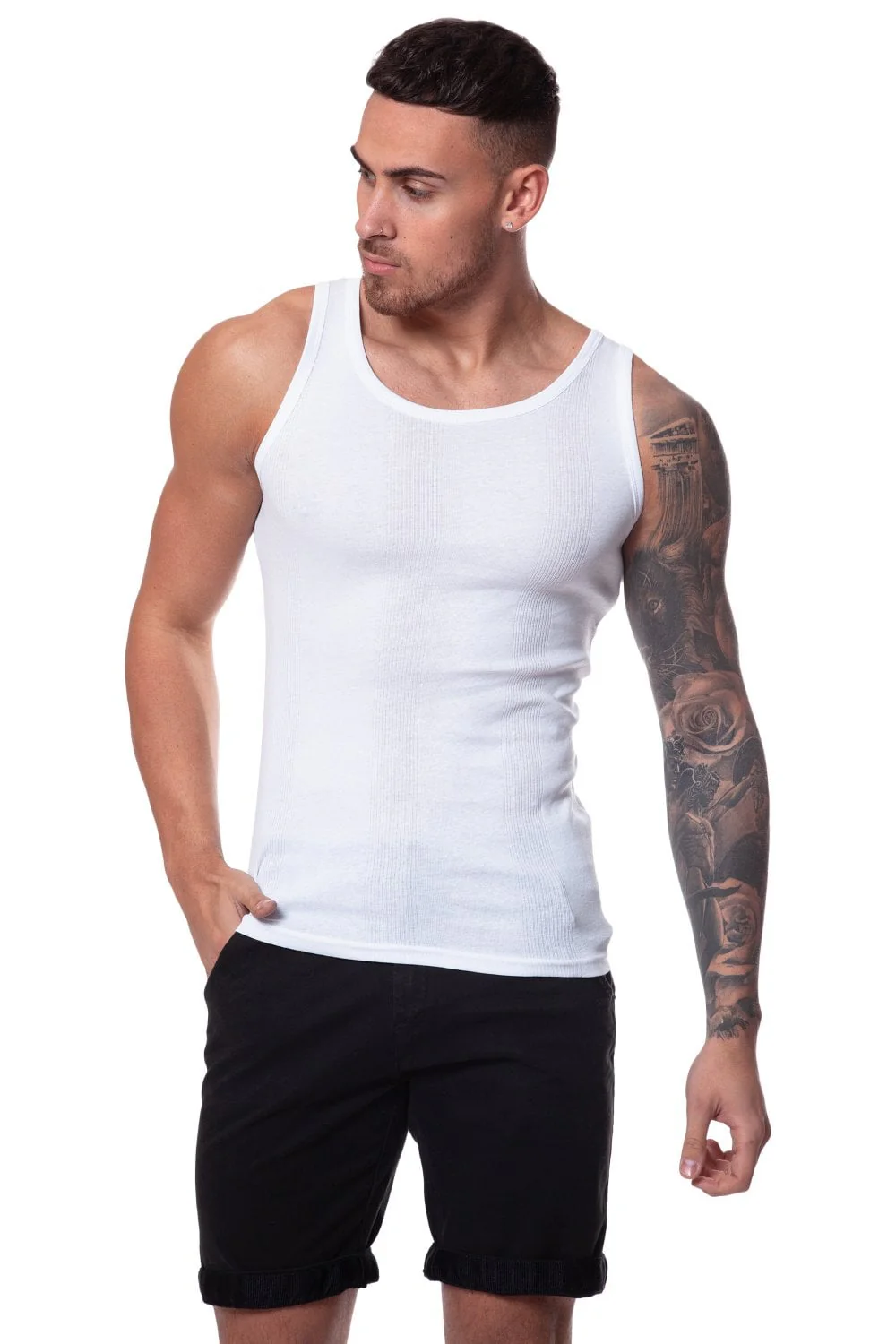 Mace Ribbed Vest Top - Image 19