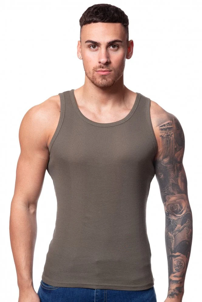 Mace Ribbed Vest Top - Image 5