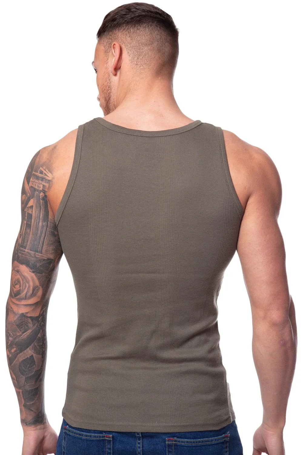Mace Ribbed Vest Top - Image 6