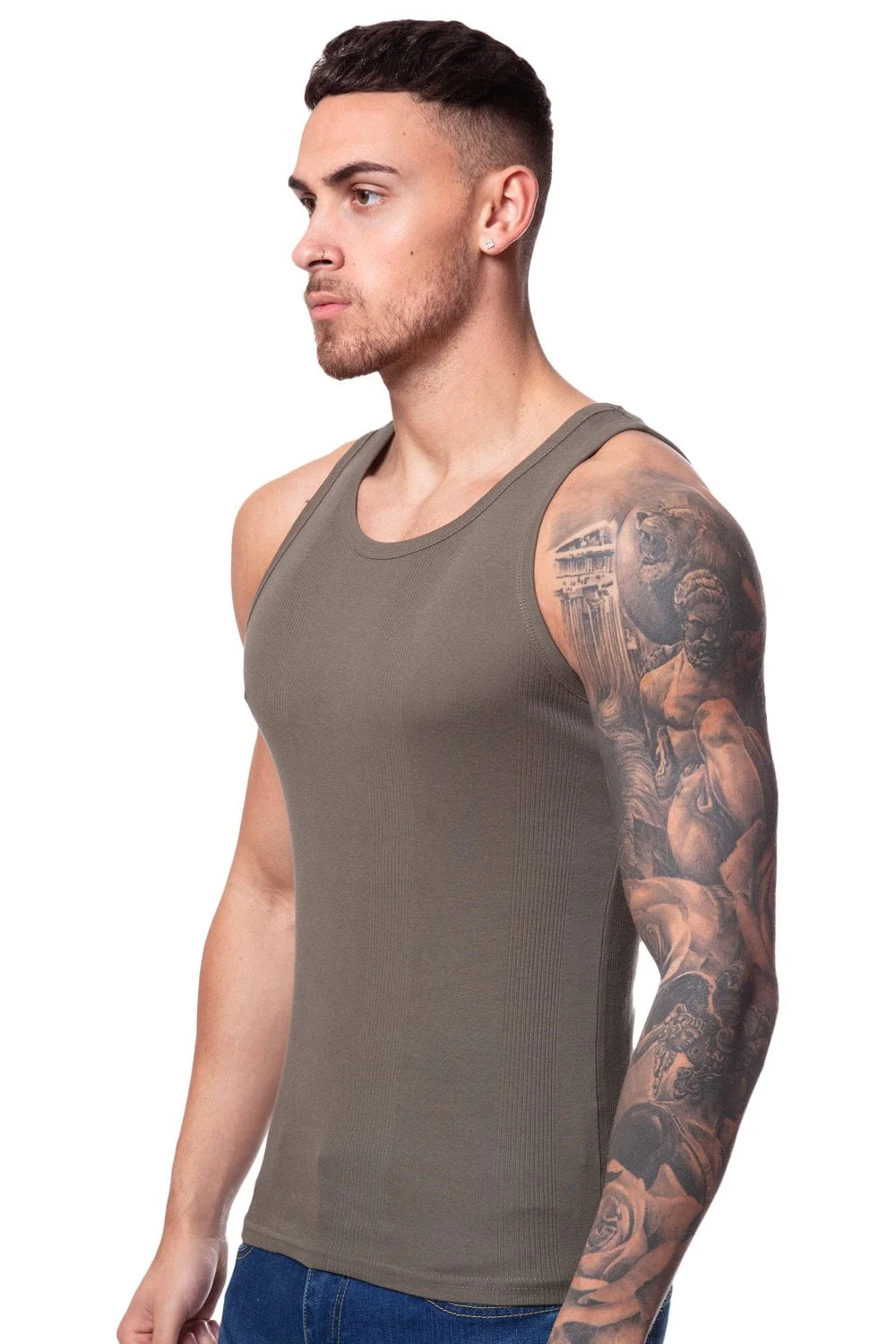 Mace Ribbed Vest Top - Image 7