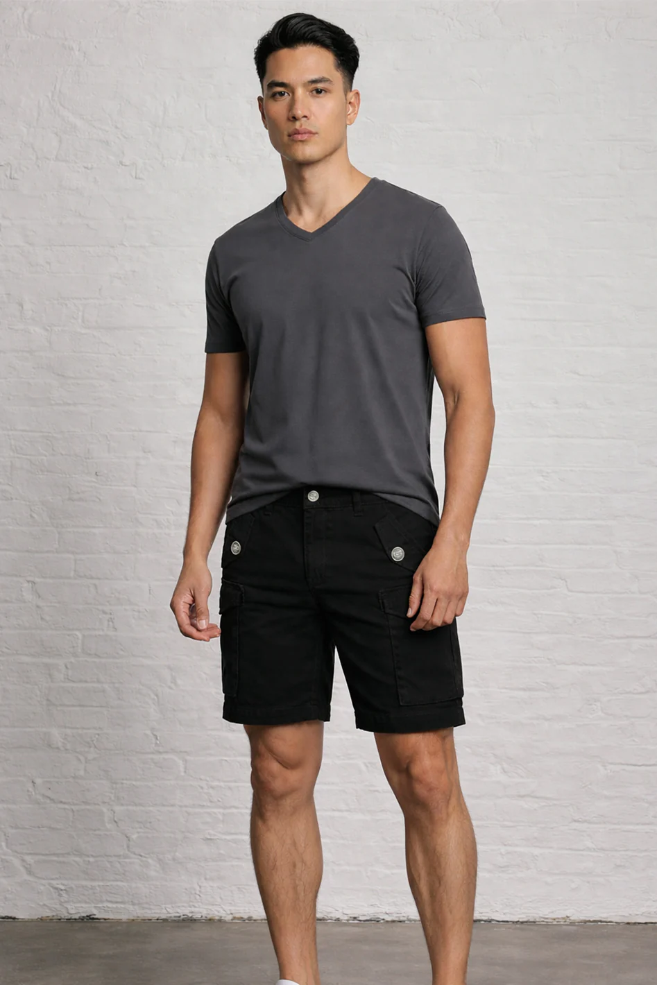 MENS Garment Dyed CARGO shorts