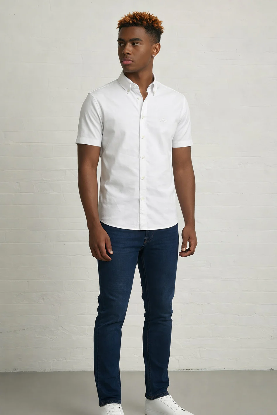 MENS IN CROWN EMB SS OXFORD SHIRT - Image 3