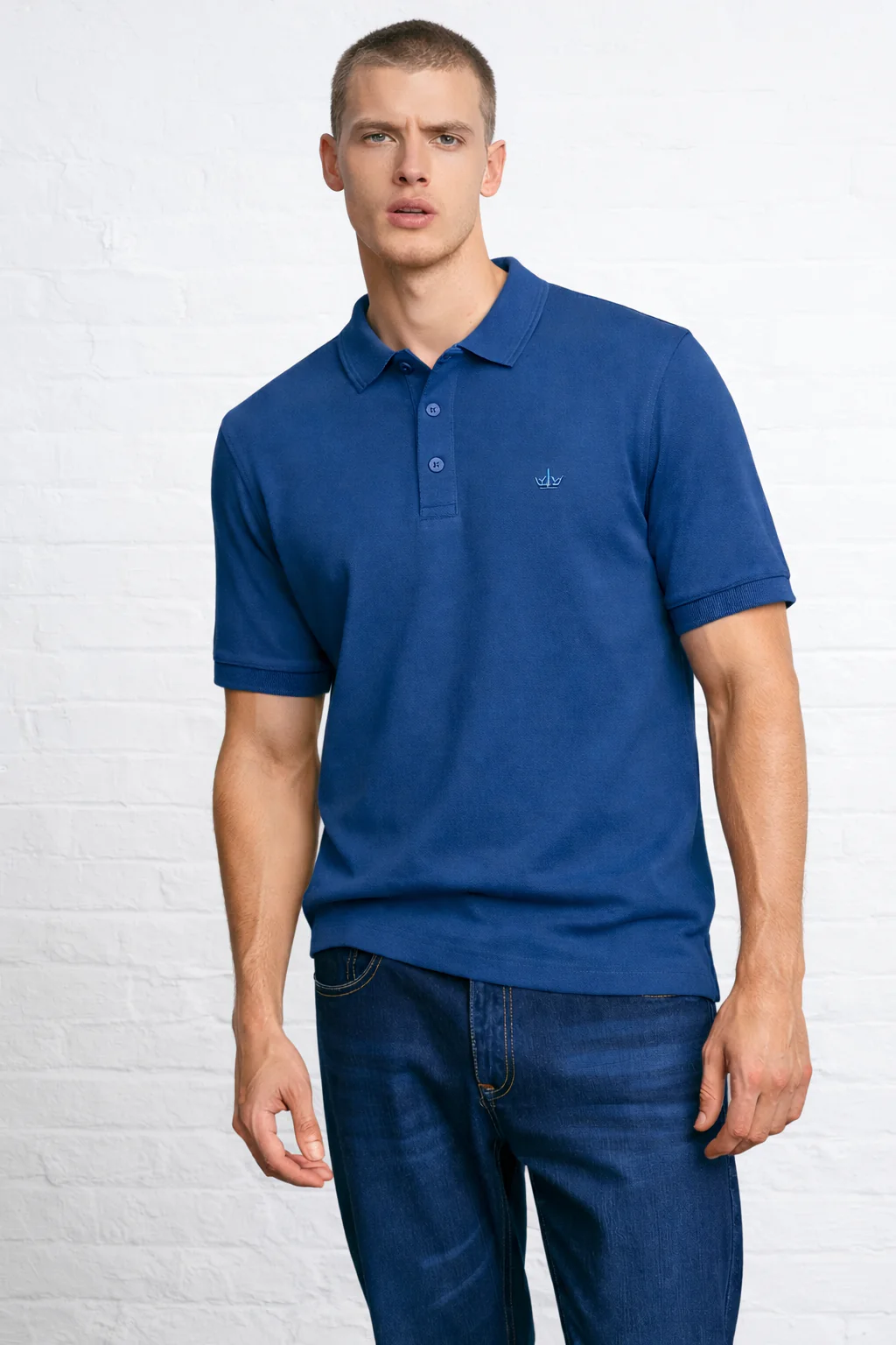 MENS IN CROWN PIQUE POLO - Image 2