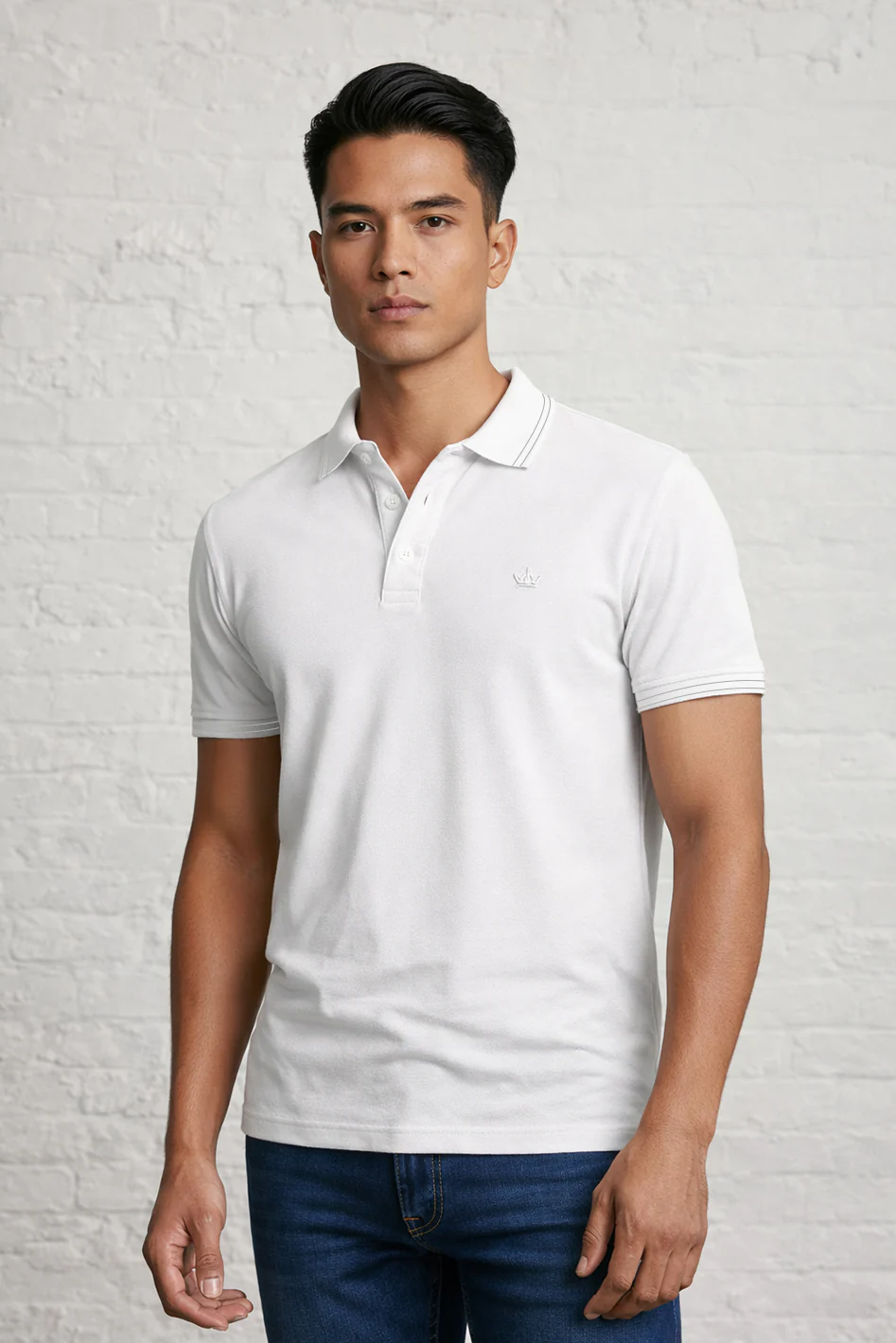 MENS IN CROWN PIQUE POLO - Image 4