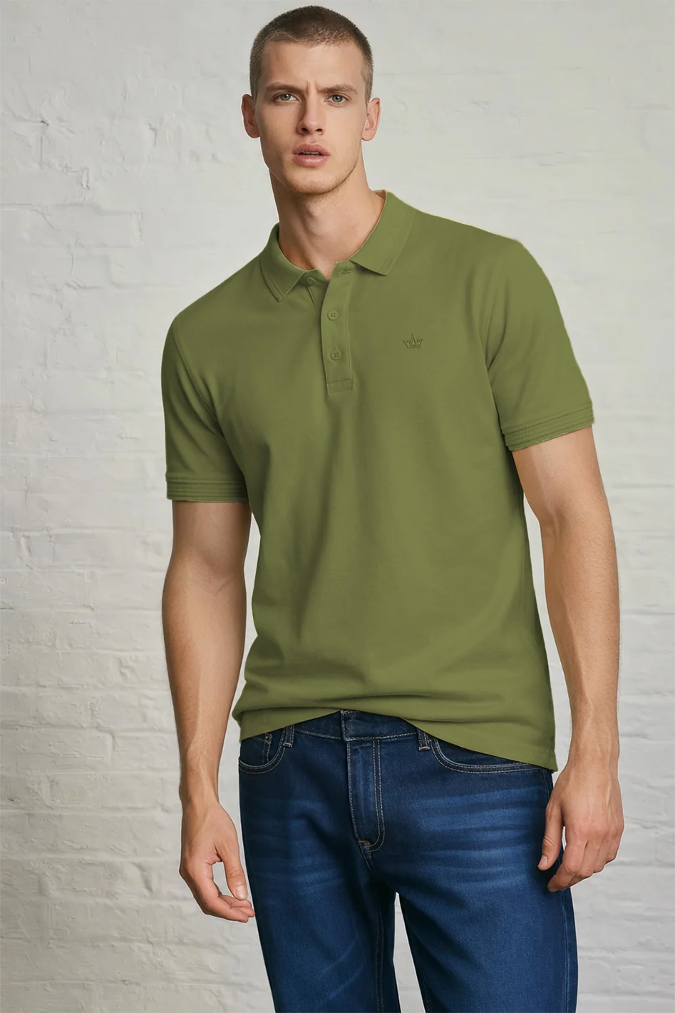 MENS IN CROWN PIQUE POLO - Image 47