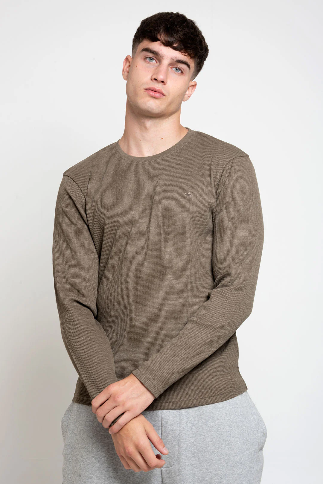 MENS IN LS WAFFLE TEE - Image 2