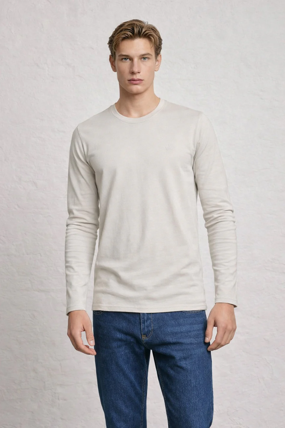 MENS IN LS WAFFLE TEE - Image 8