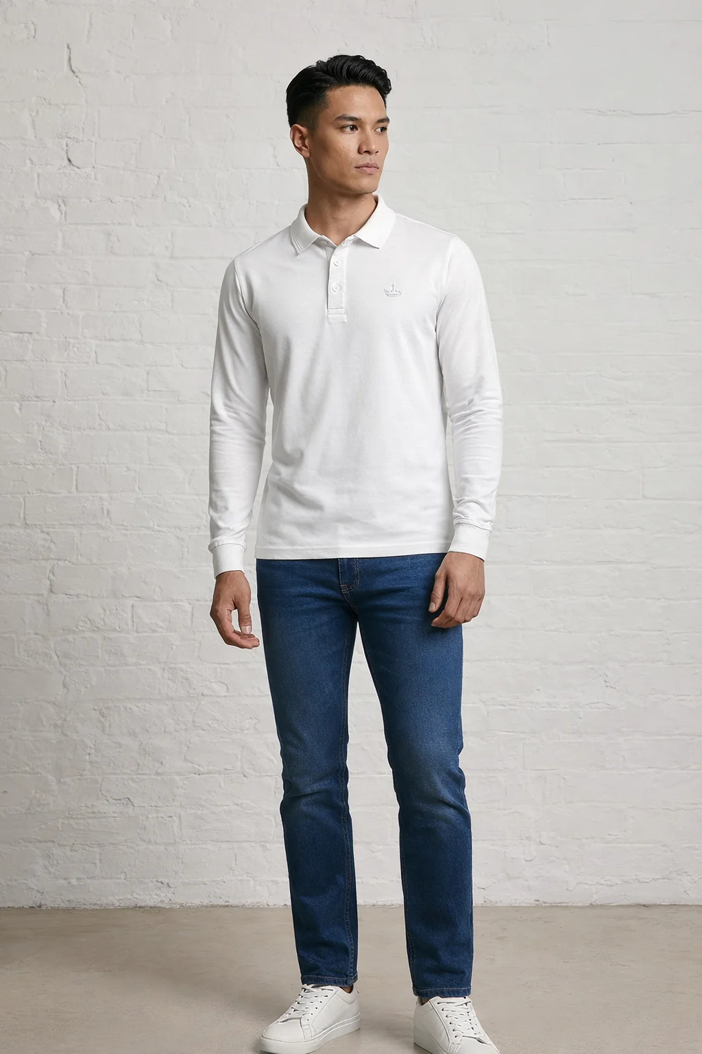 MENS MENS IN LS CROWN PIQUE POLO TEE - Image 10