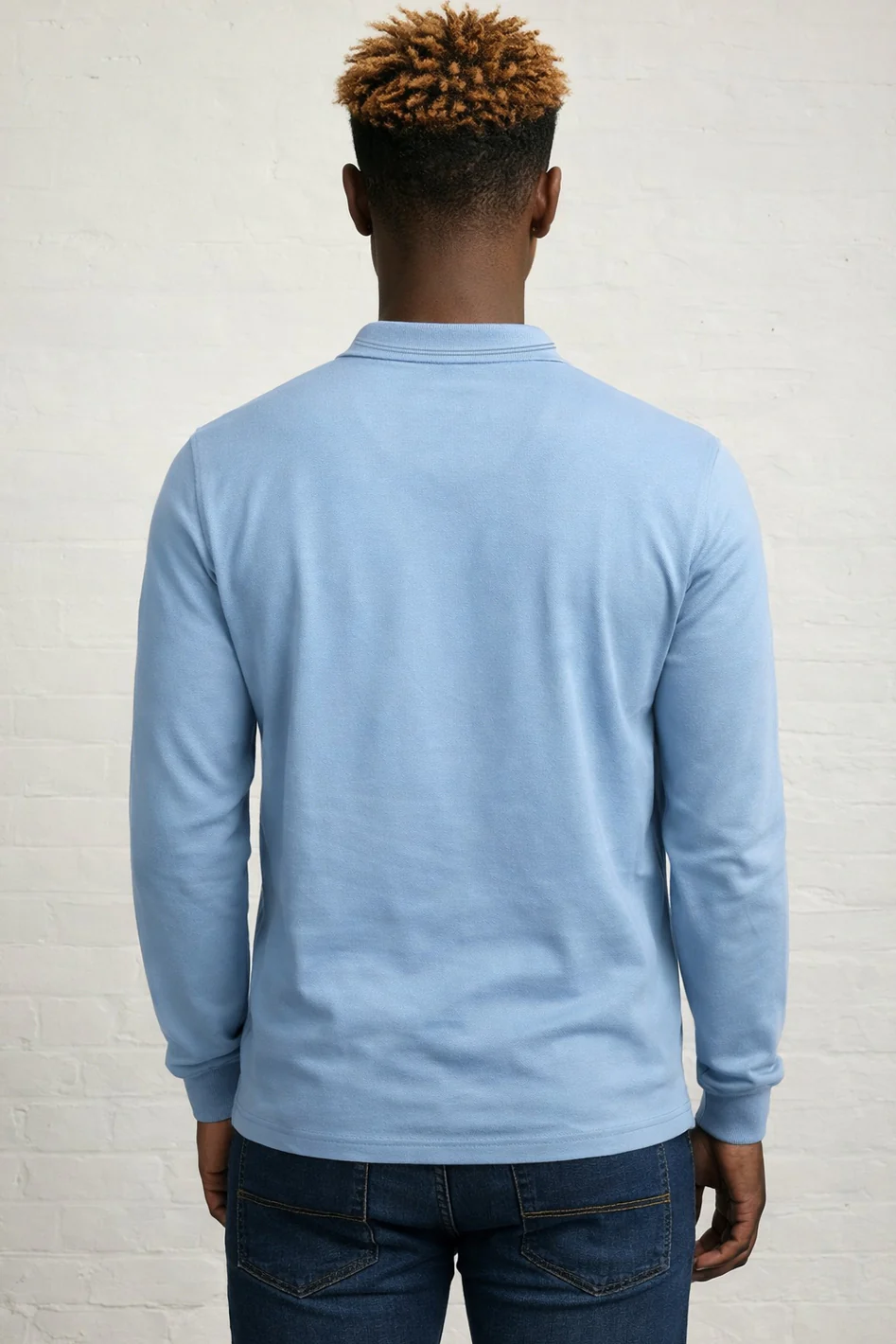 MENS MENS IN LS CROWN PIQUE POLO TEE - Image 7