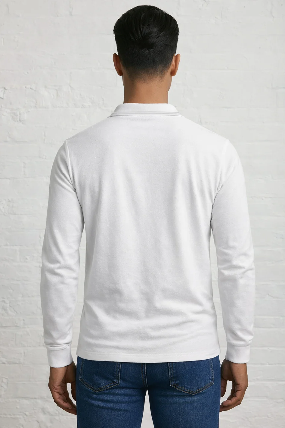 MENS MENS IN LS CROWN PIQUE POLO TEE - Image 9