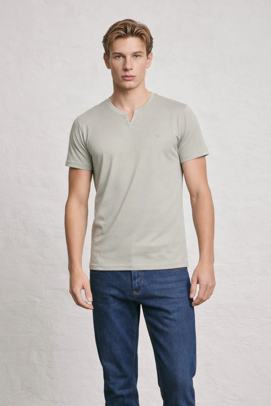 MENS MENS NOTCH NECK TSHIRT - Image 16