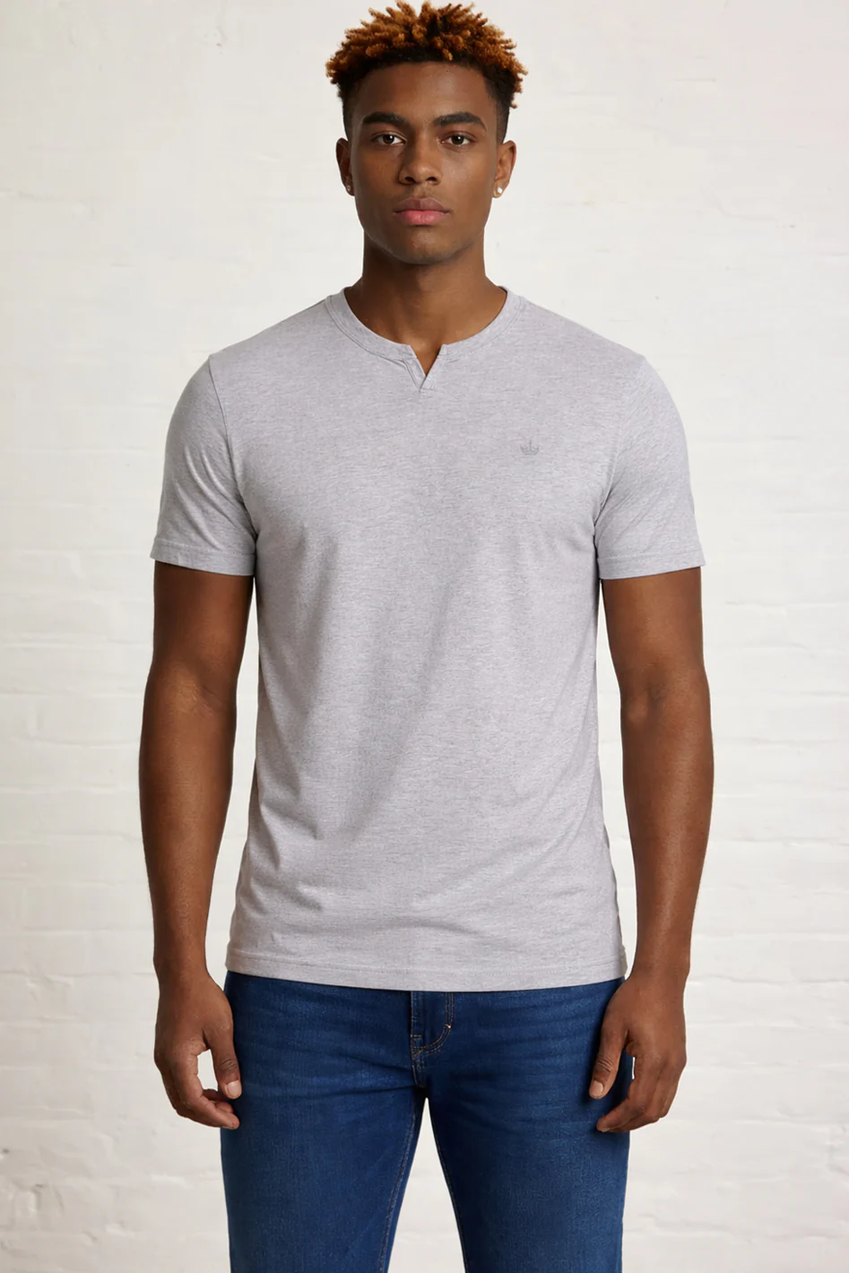 MENS MENS NOTCH NECK TSHIRT - Image 6
