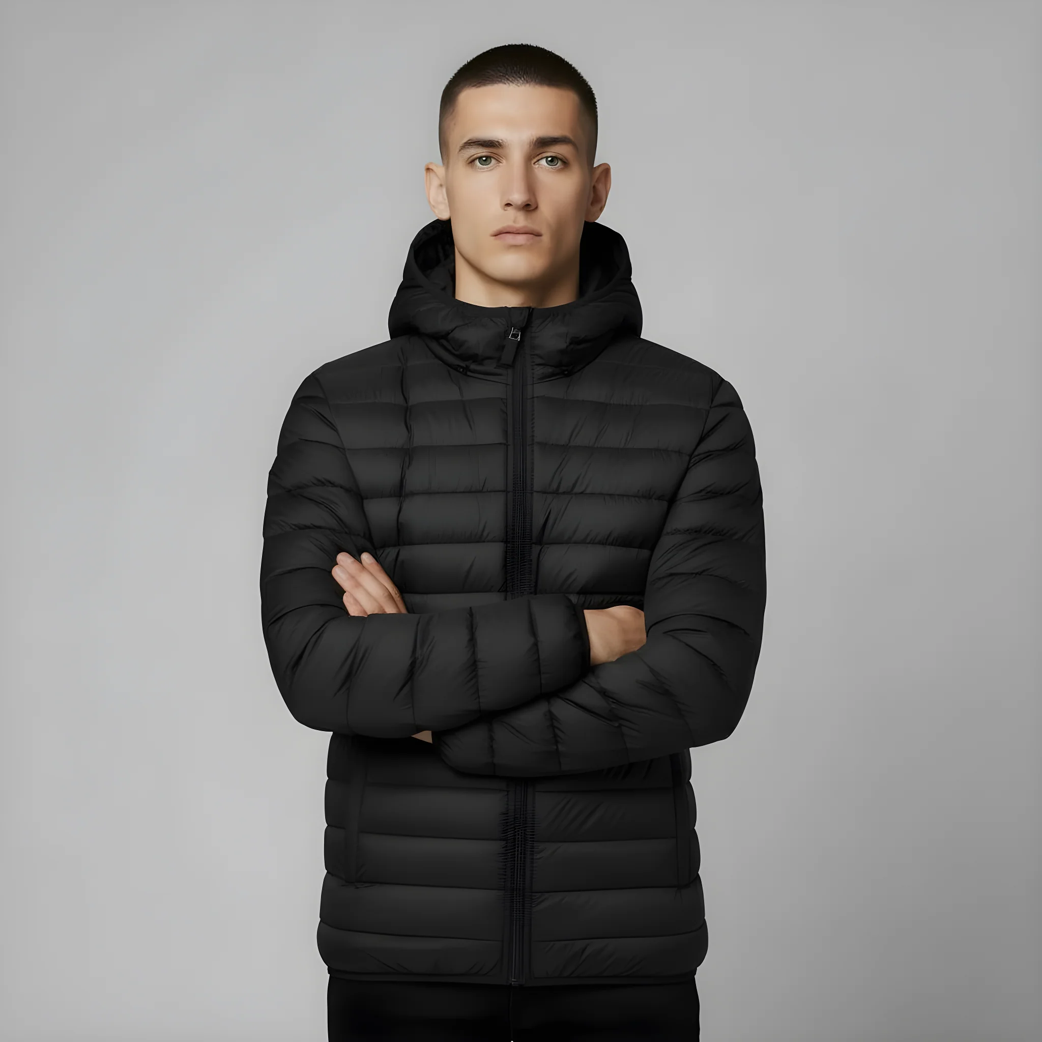 MENS SANDWICH QUILTED JACKET