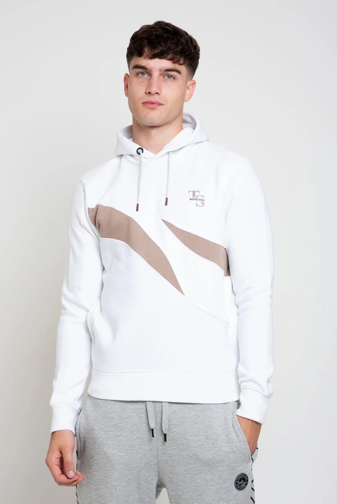 MENS TS CURVED PANEL HOODY