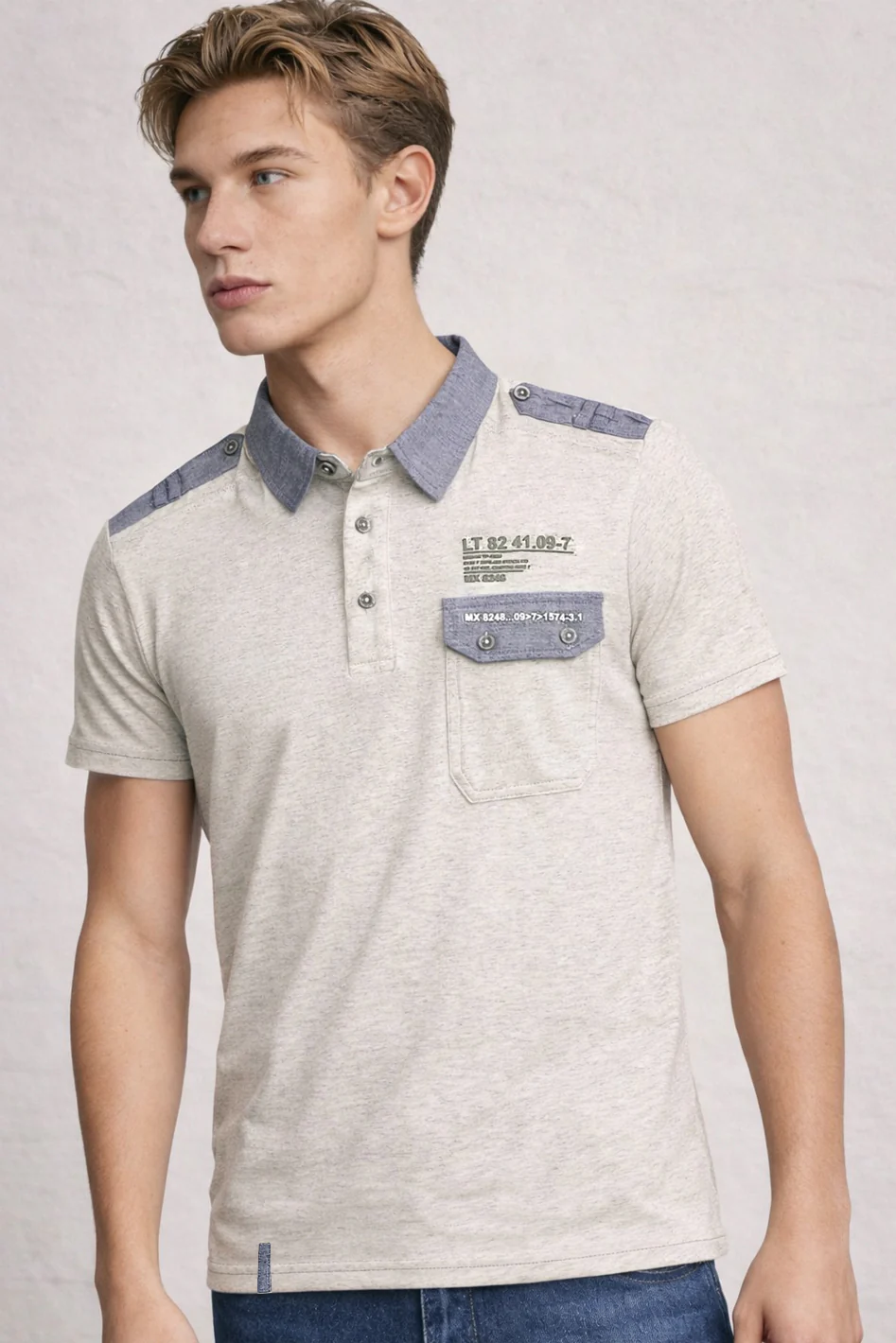MENS TS MILITARY POLO SPC