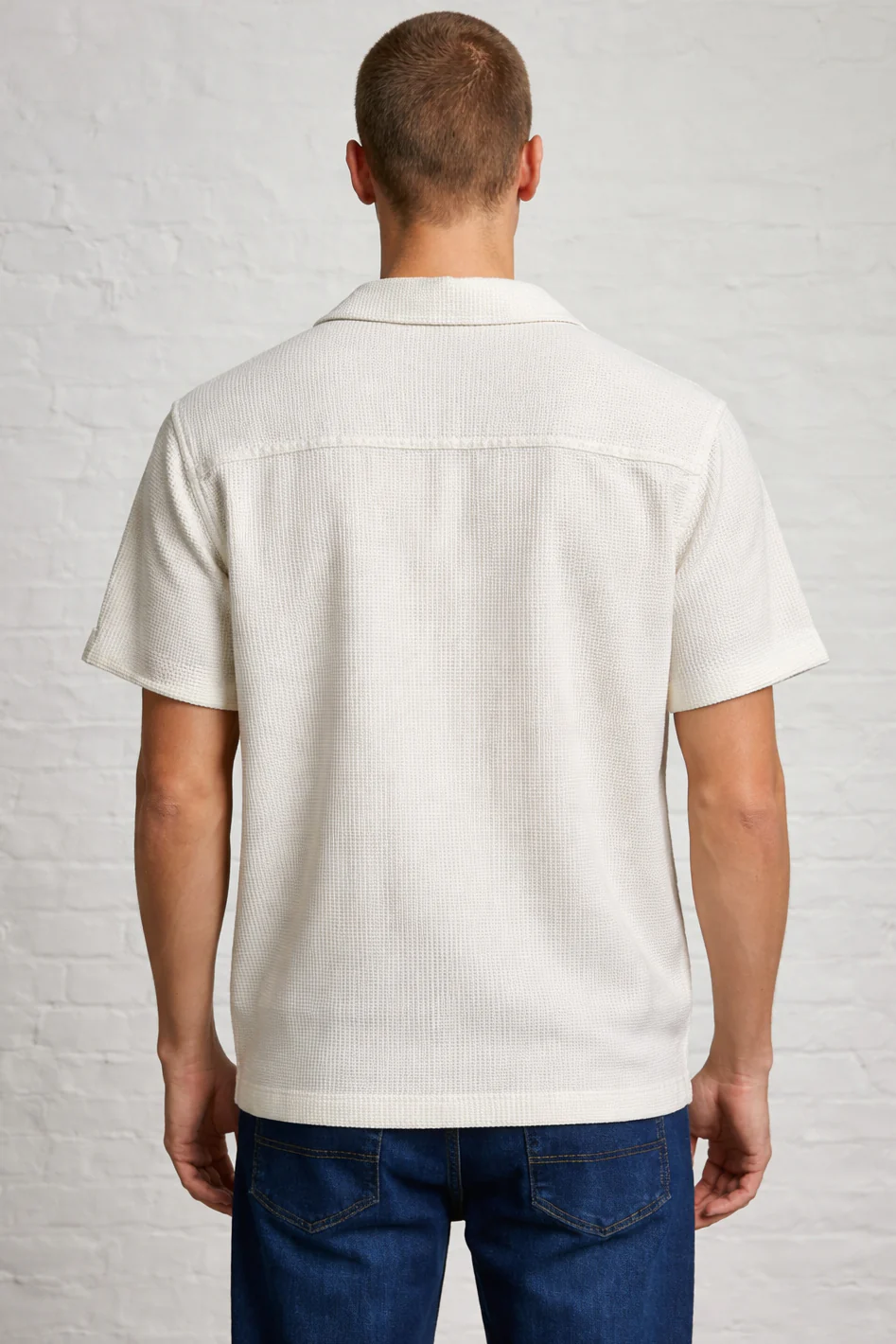 MENS TS NAVY WOVEN SS SHIRT - Image 5