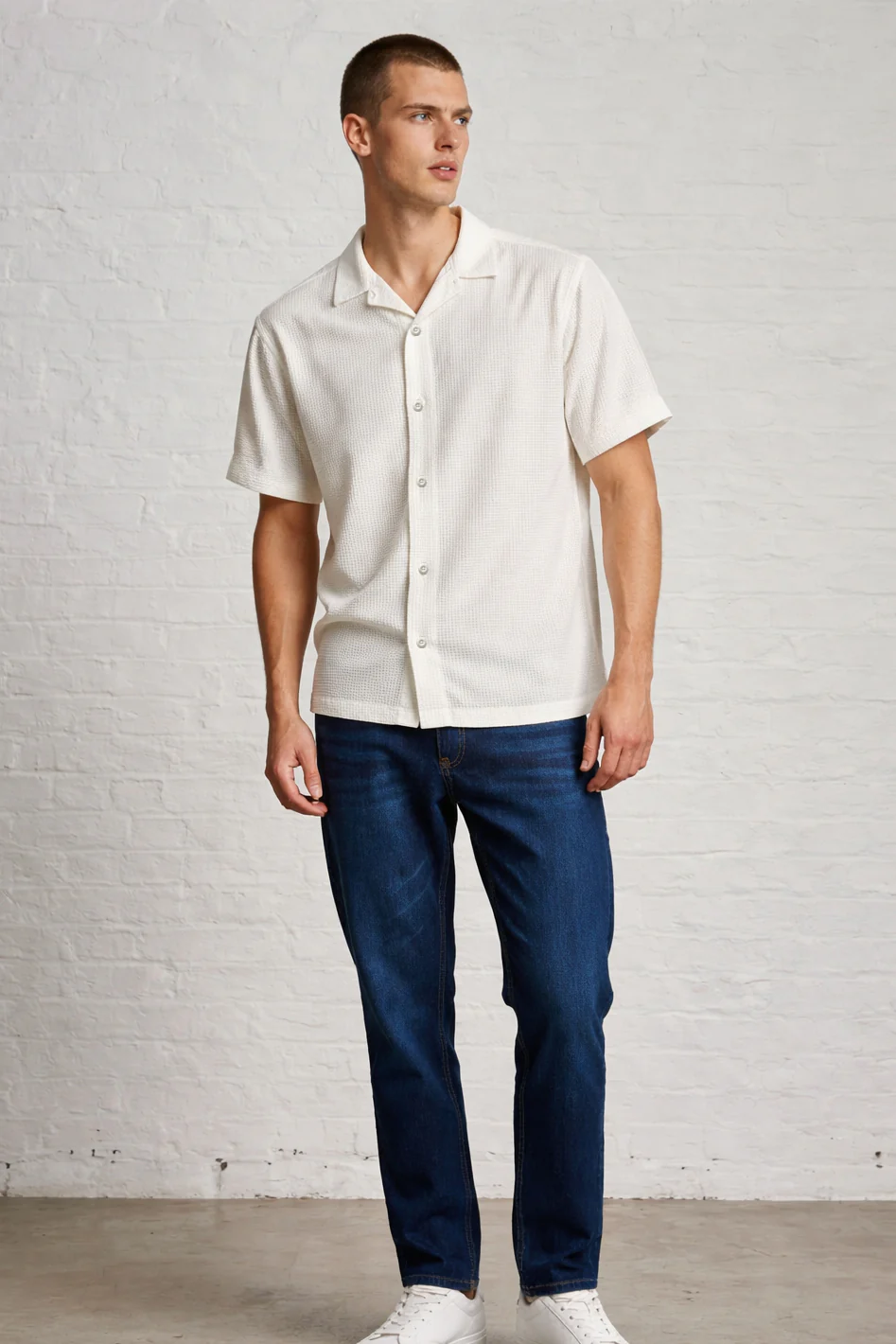 MENS TS NAVY WOVEN SS SHIRT - Image 6