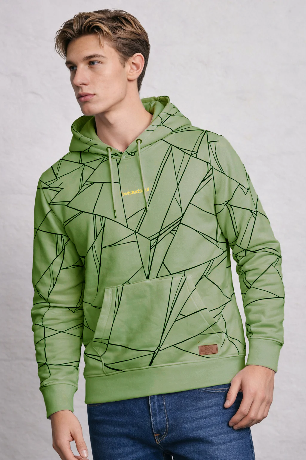 MENS TS SLANT AOP HOODIE - Image 2