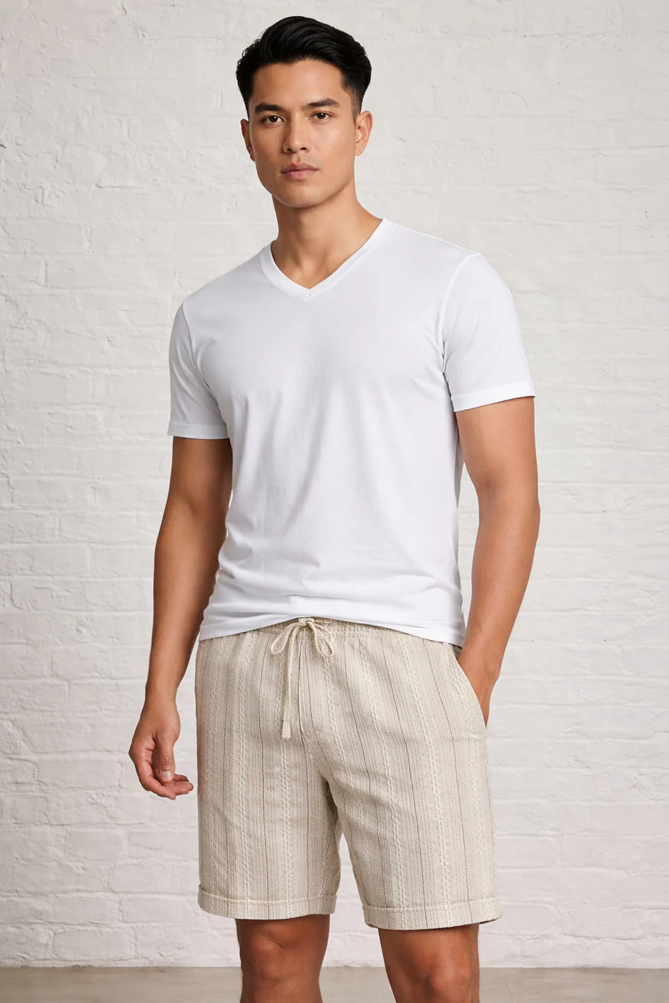 MENS TS STRIPE SHORTS S26029
