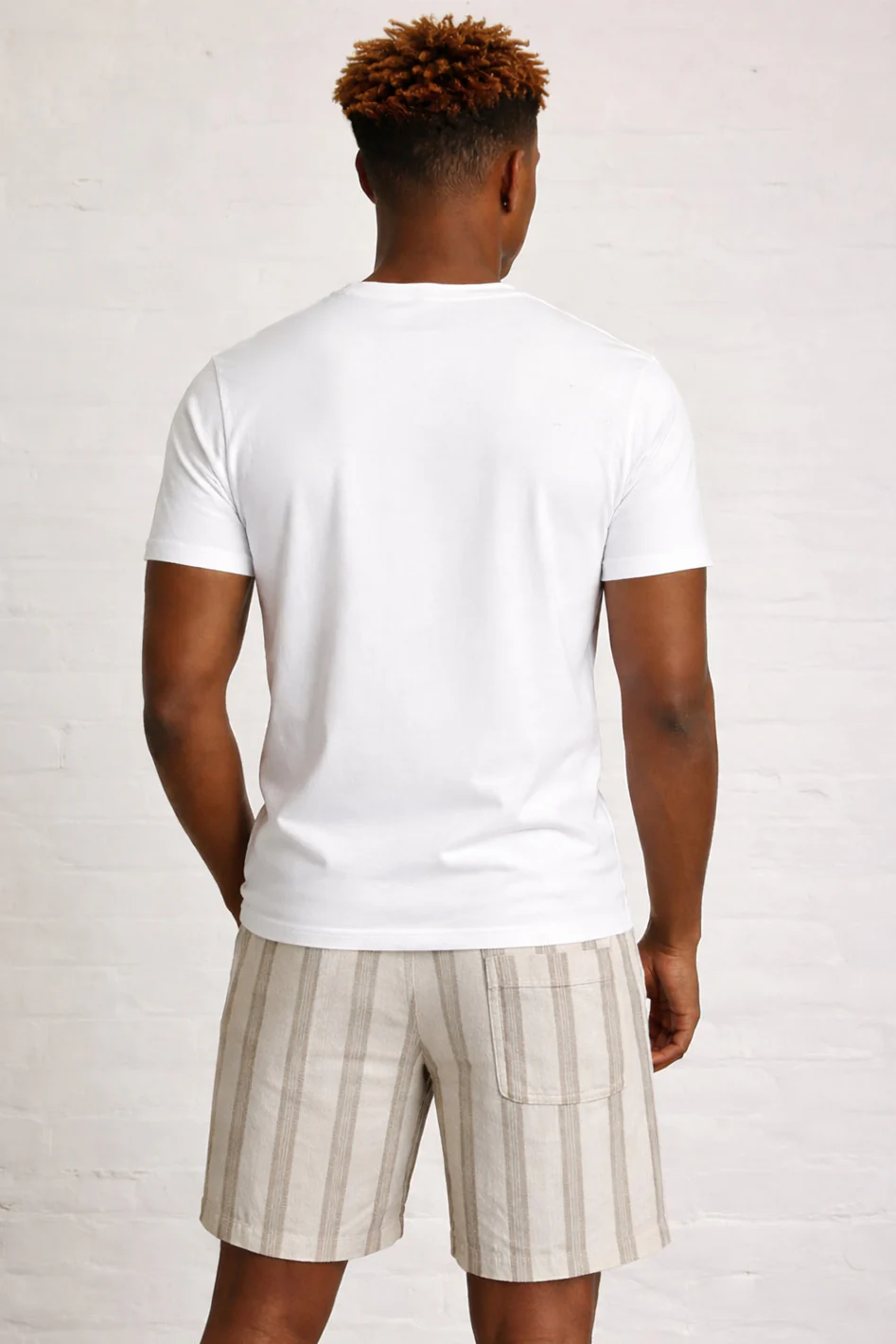 MENS TS STRIPE WOVEN SHORTS P1 - Image 2