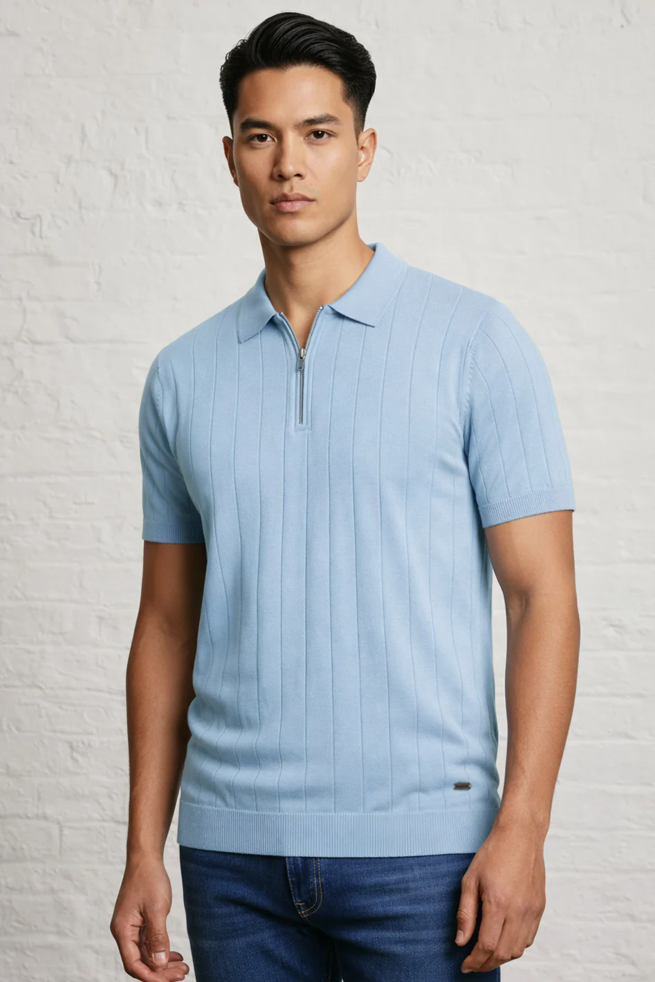 MENS WAGYUE KNIT POLO - Image 4