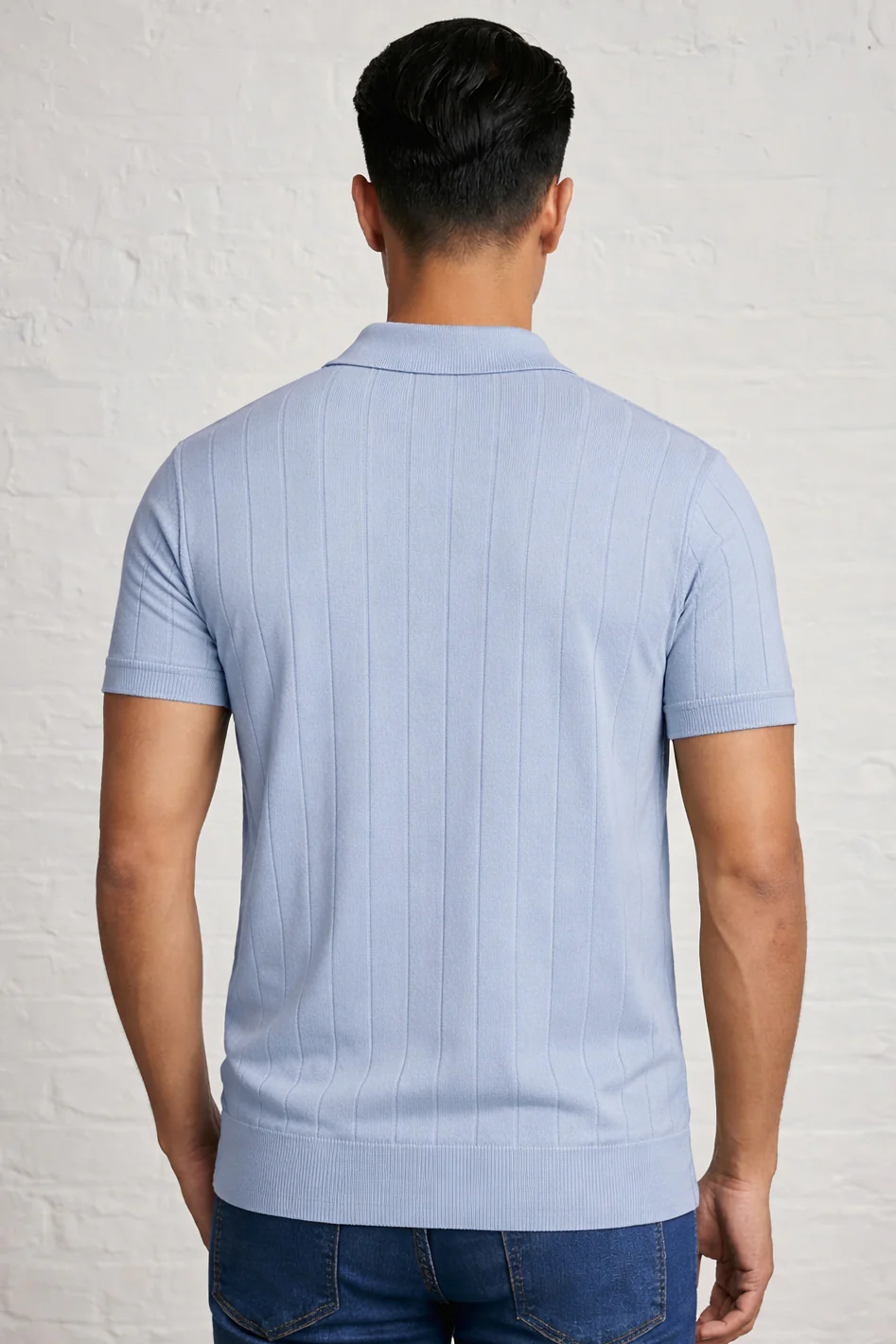MENS WAGYUE KNIT POLO - Image 5