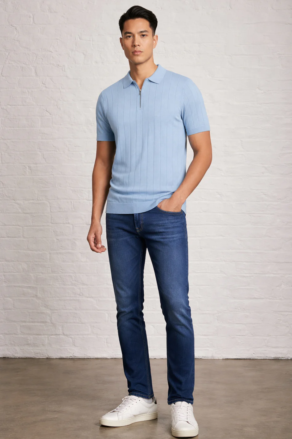 MENS WAGYUE KNIT POLO - Image 6