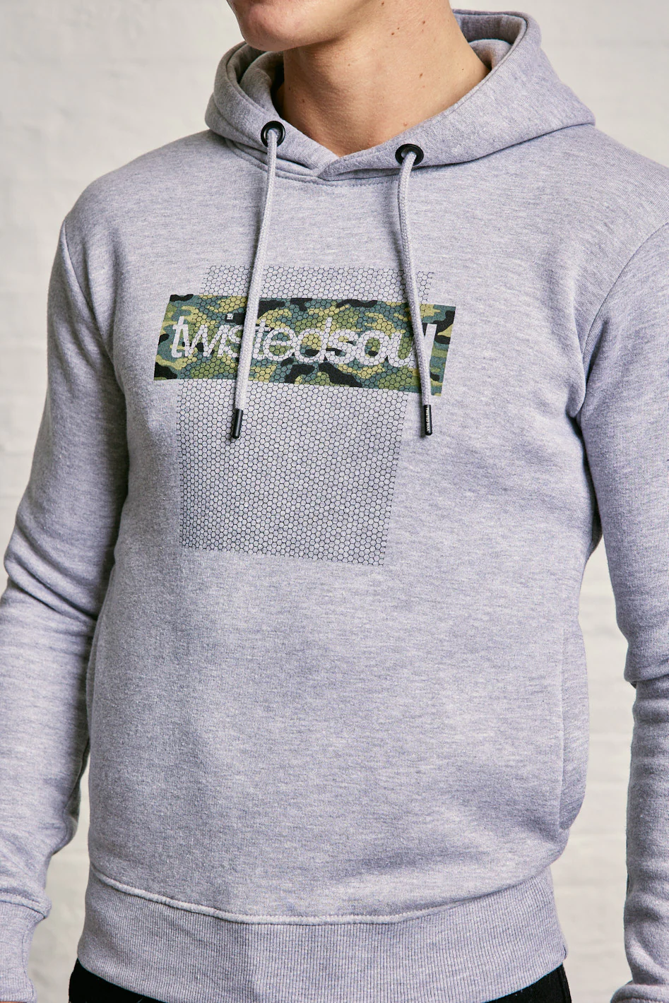 Mesh Camo Print Hoodie - Image 10