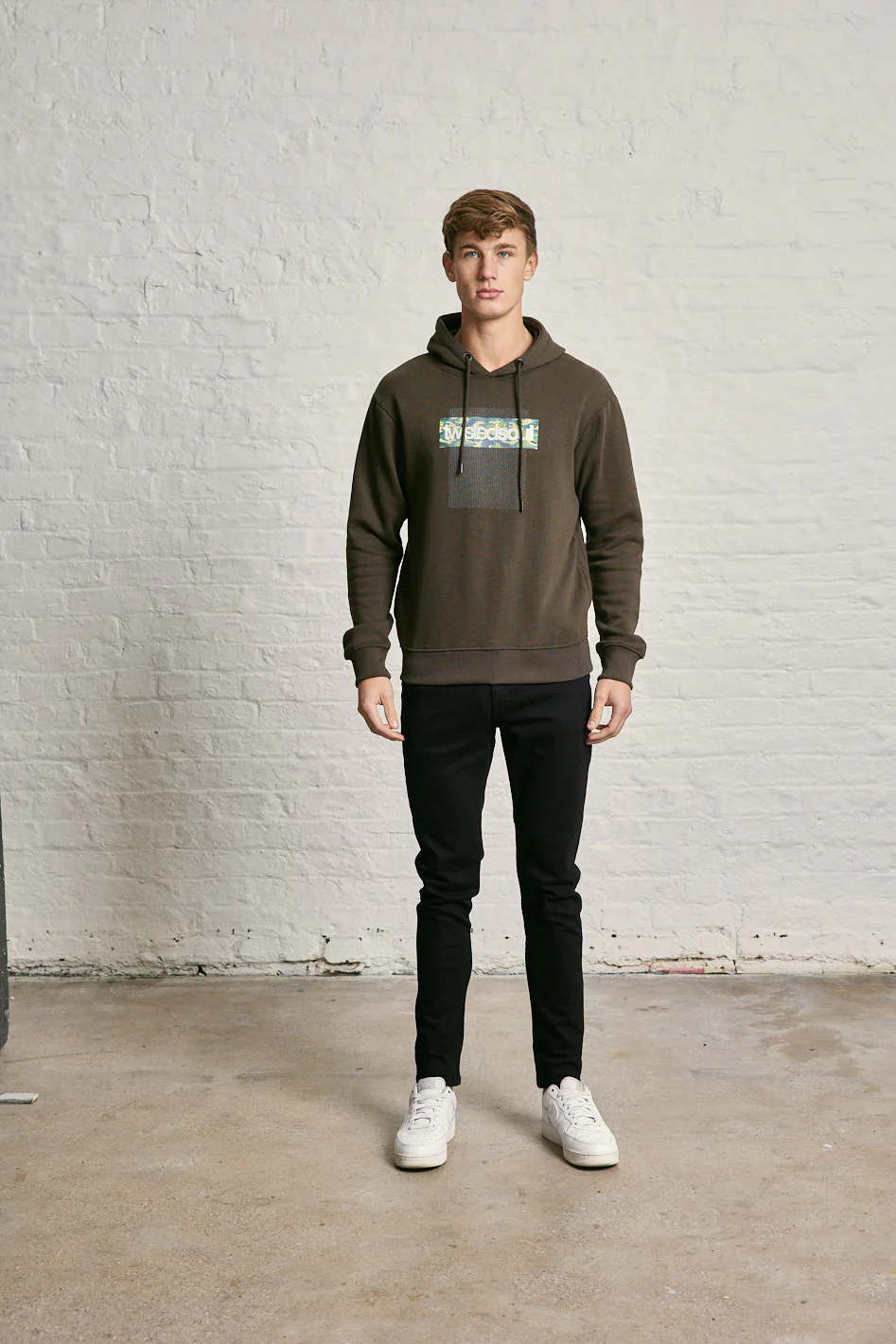 Mesh Camo Print Hoodie - Image 4