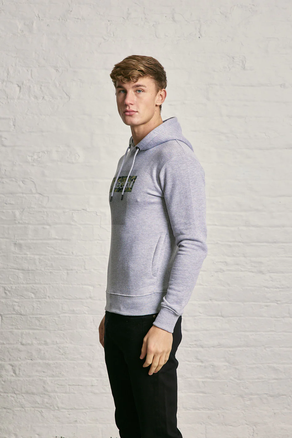 Mesh Camo Print Hoodie - Image 9