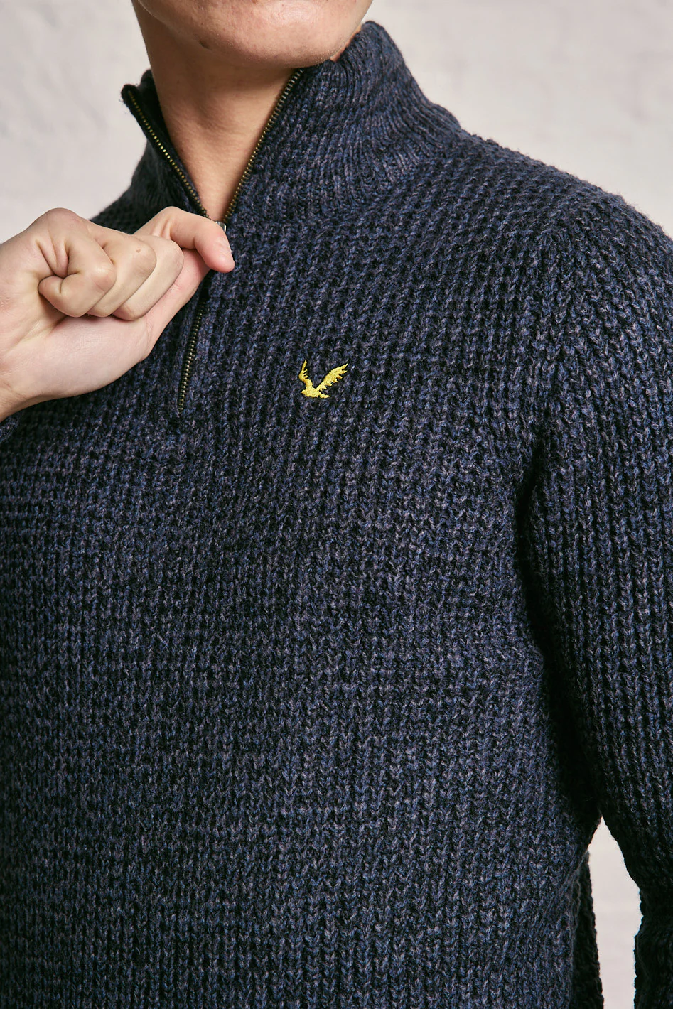 Quarter Zip Twist Jumper - Image 10