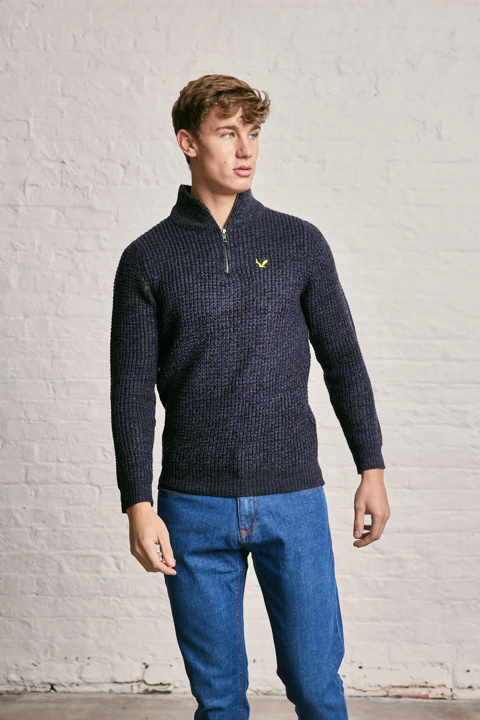 Quarter Zip Twist Jumper - Image 12