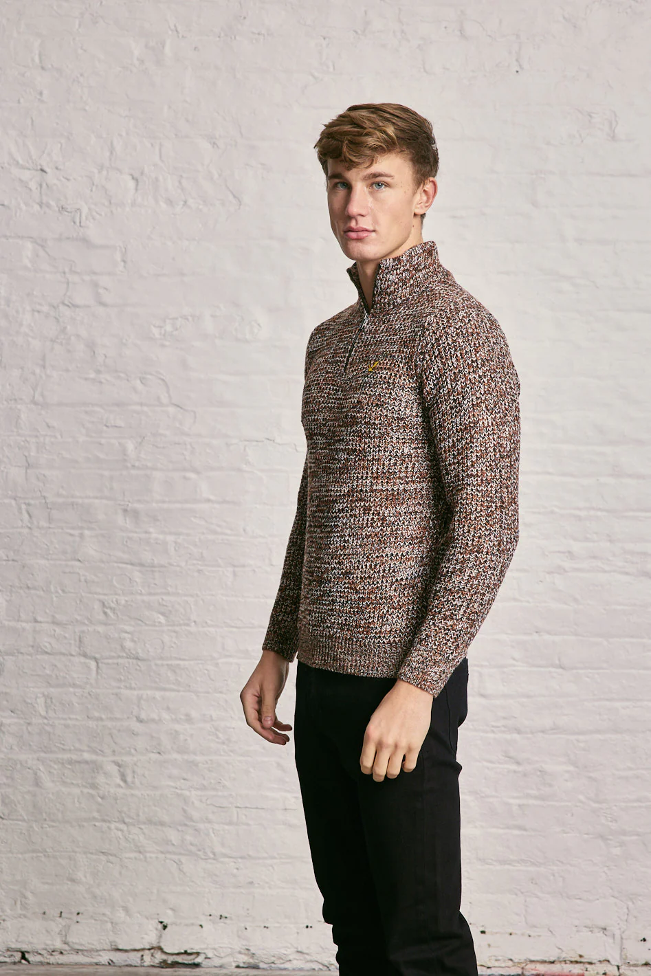 Quarter Zip Twist Jumper - Image 2