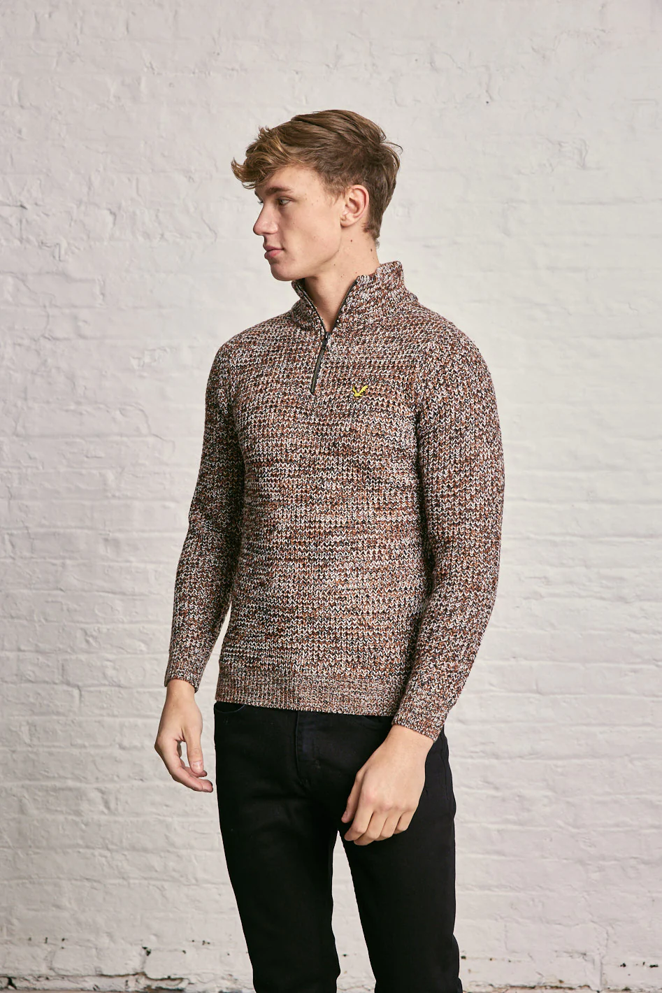 Quarter Zip Twist Jumper - Image 3