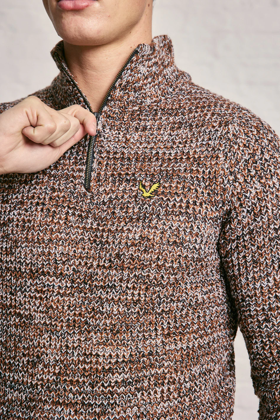 Quarter Zip Twist Jumper - Image 6