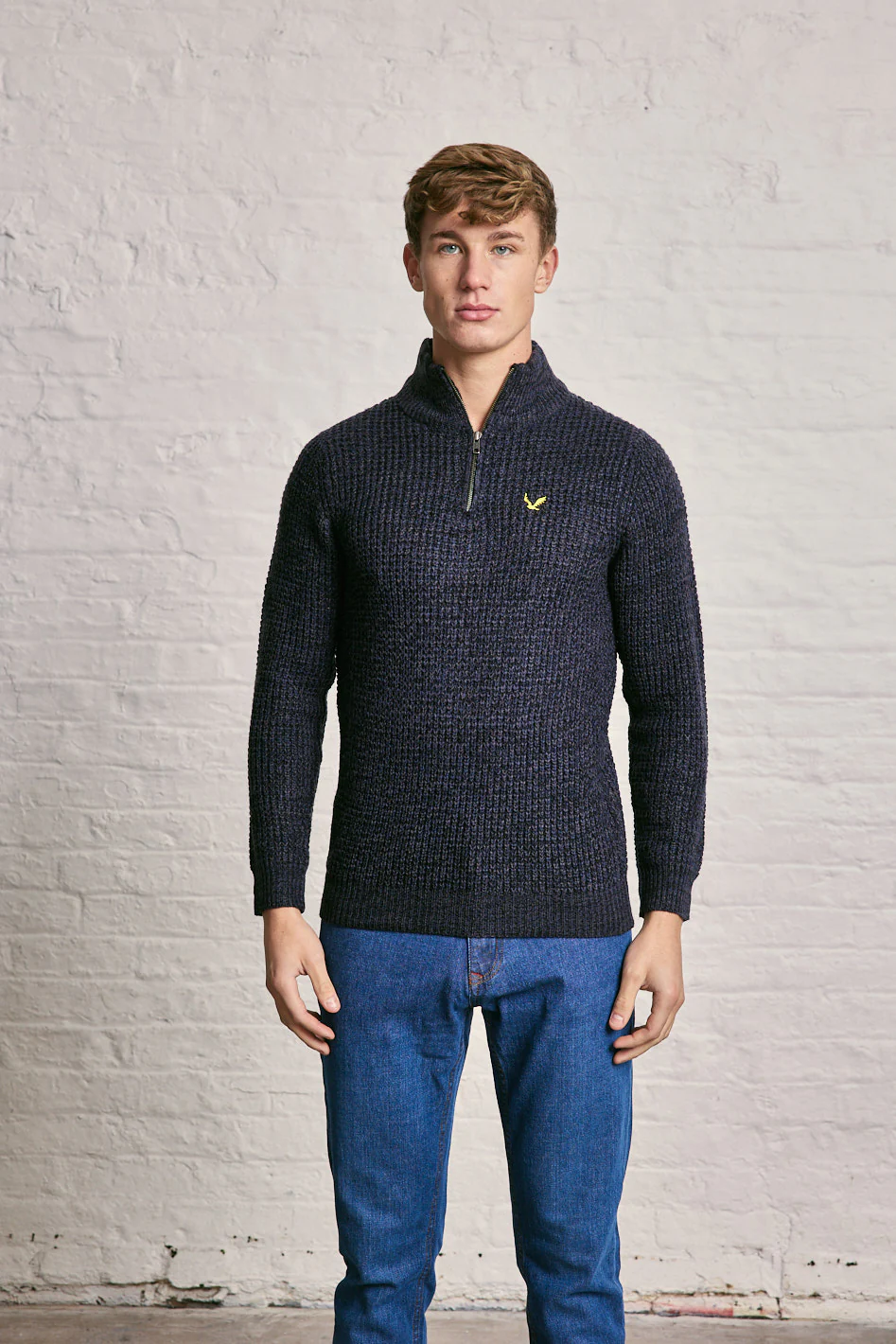 Quarter Zip Twist Jumper - Image 7