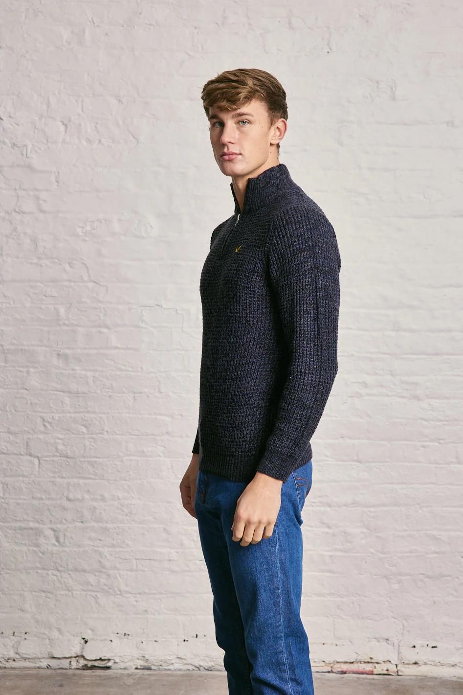 Quarter Zip Twist Jumper - Image 8