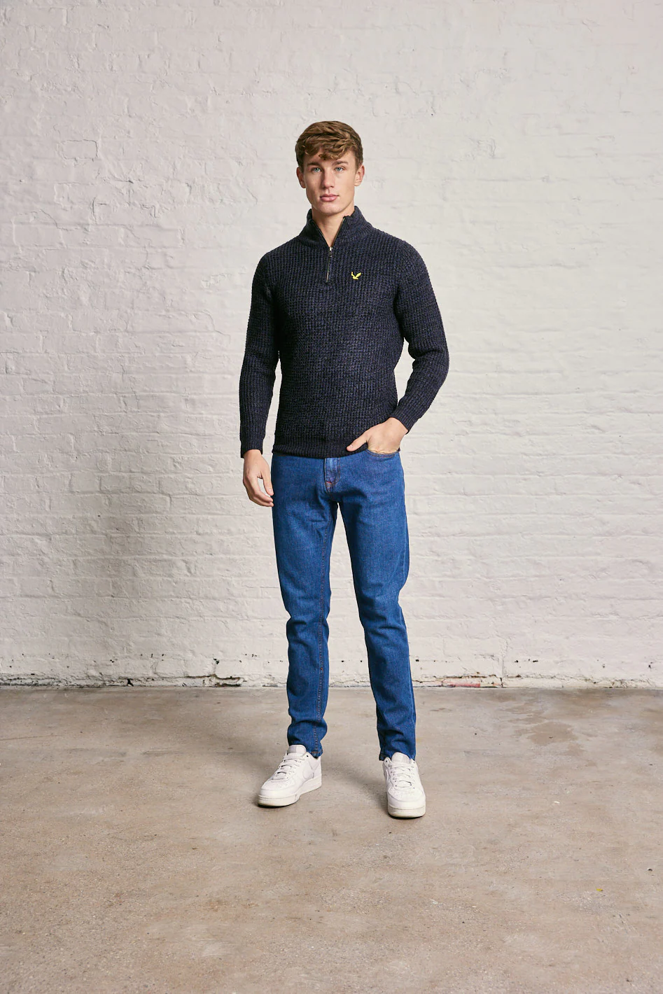 Quarter Zip Twist Jumper - Image 9