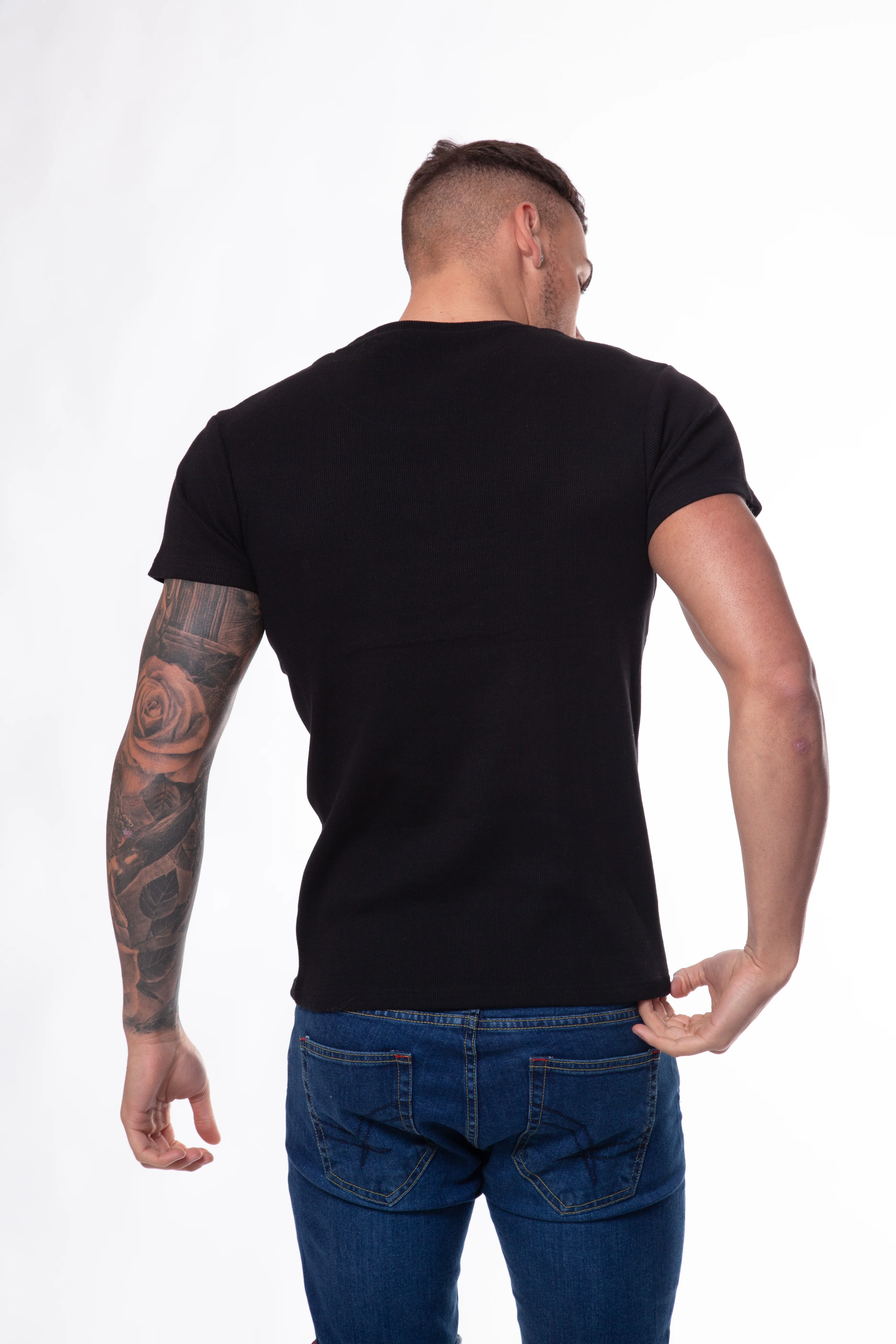 Ribbed Crew T-Shirt - Image 5
