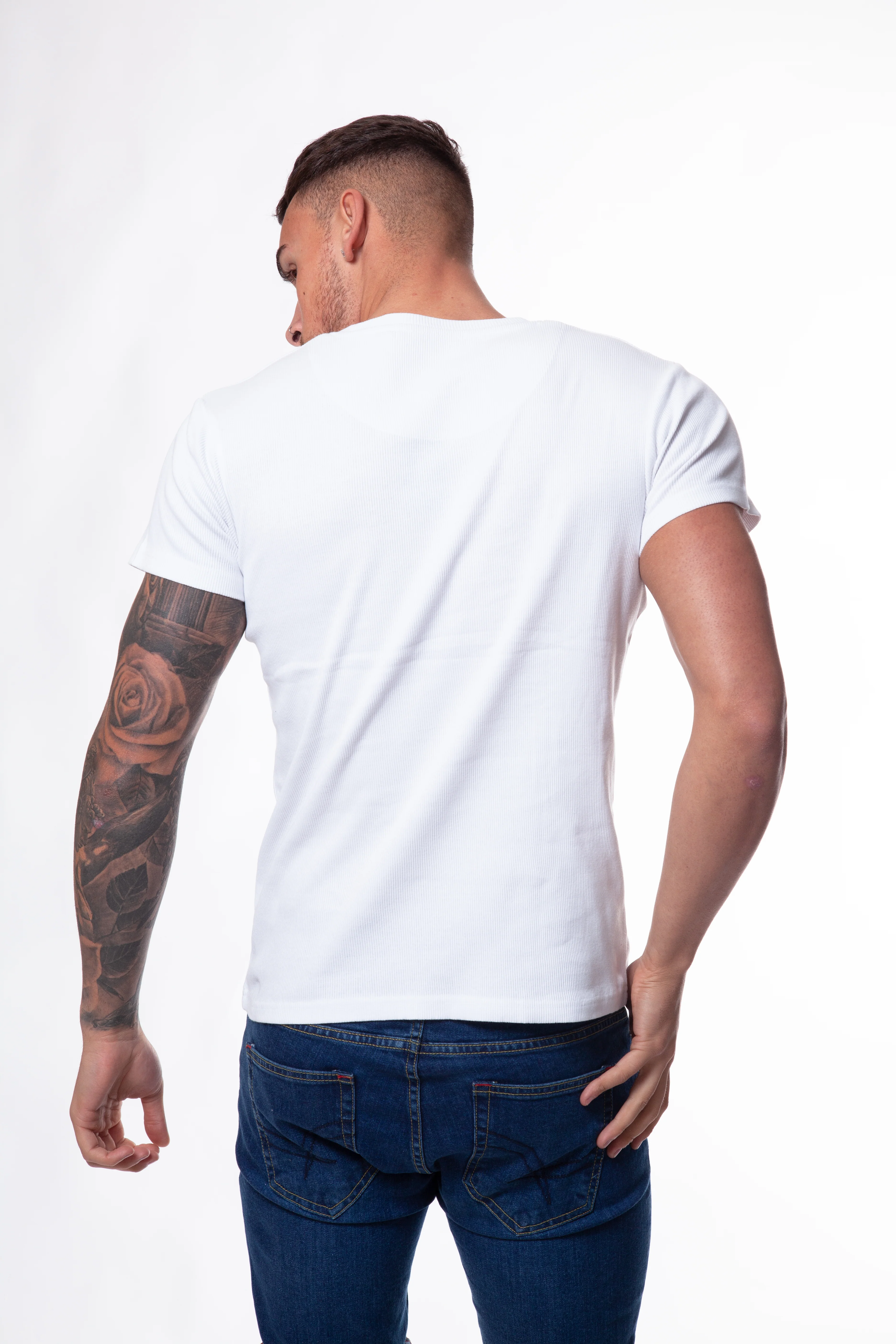 Ribbed Crew T-Shirt - Image 7